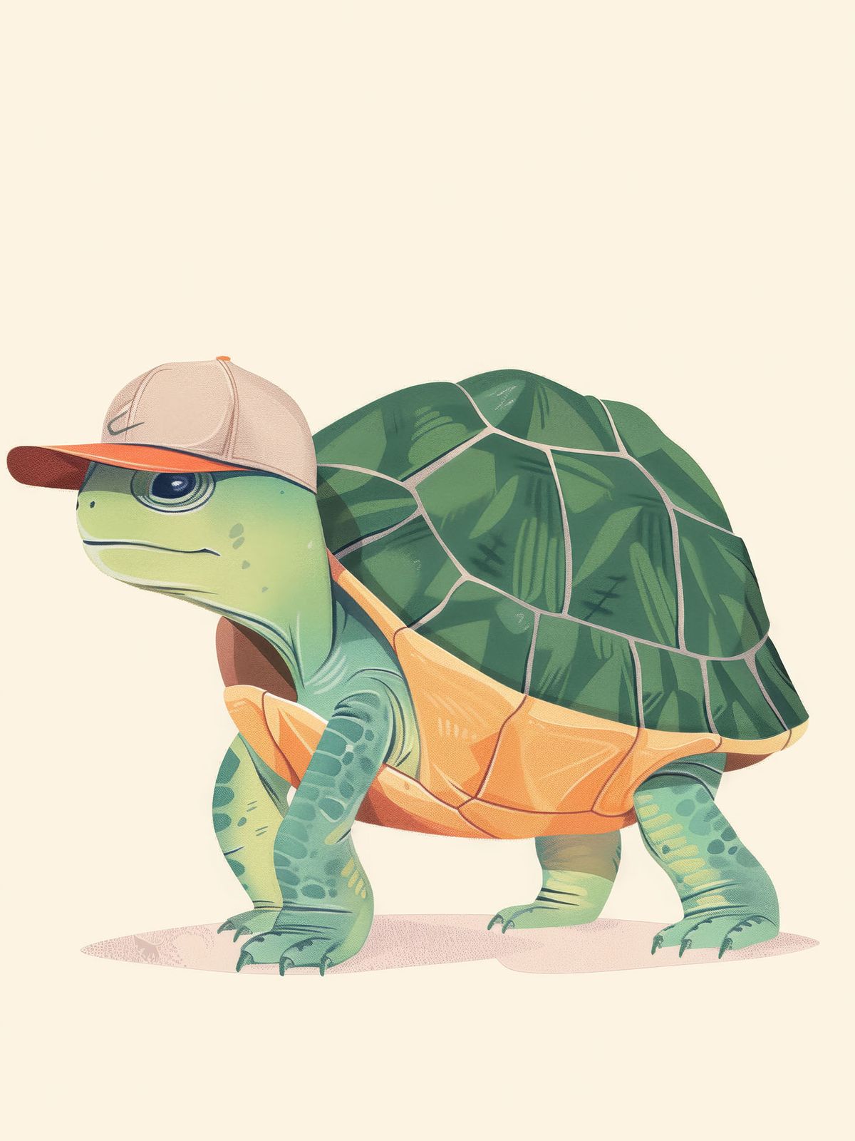 Affisch - Sköldpadda med Hatt