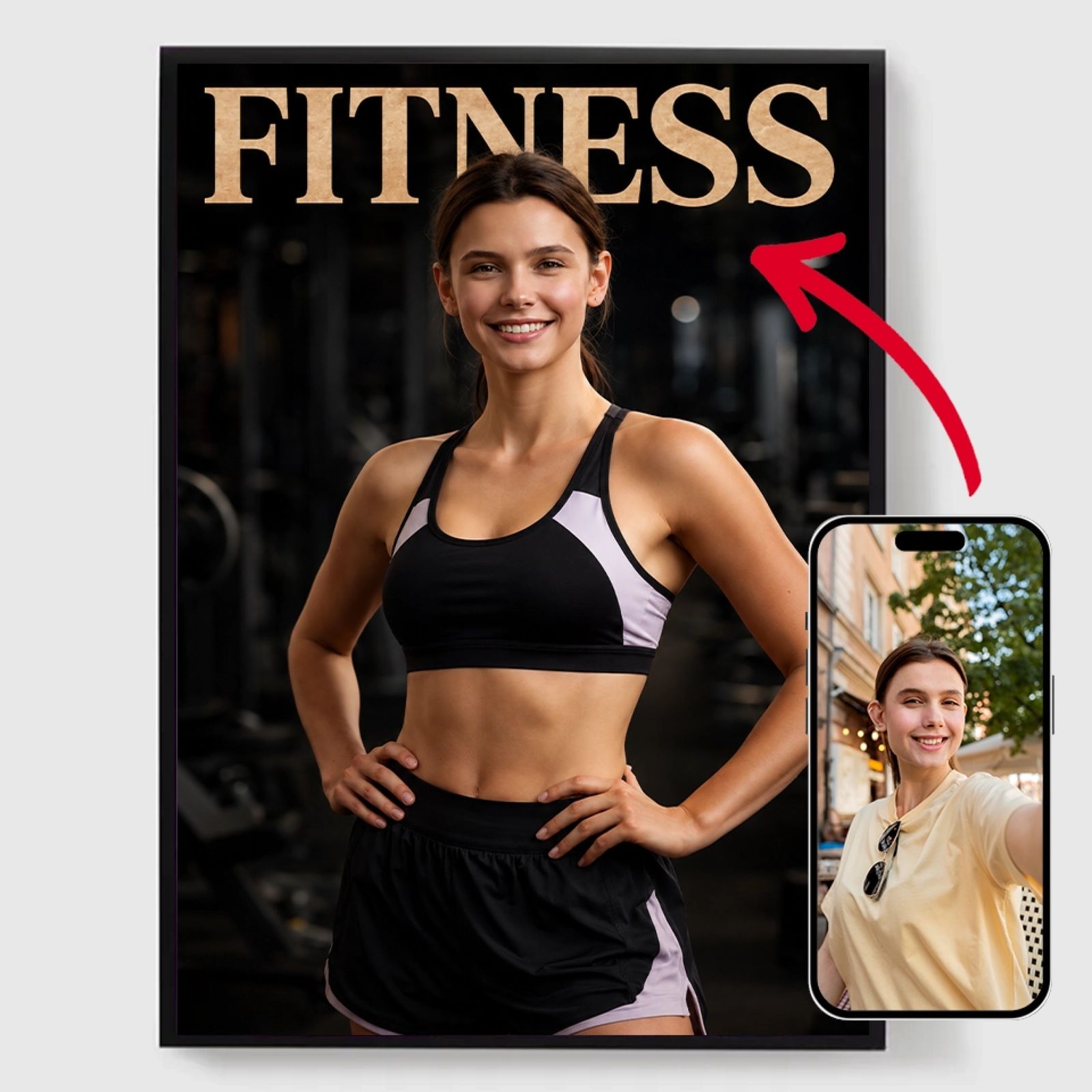 Personlig Poster - Anpassad Fitness Poster - AI Poster