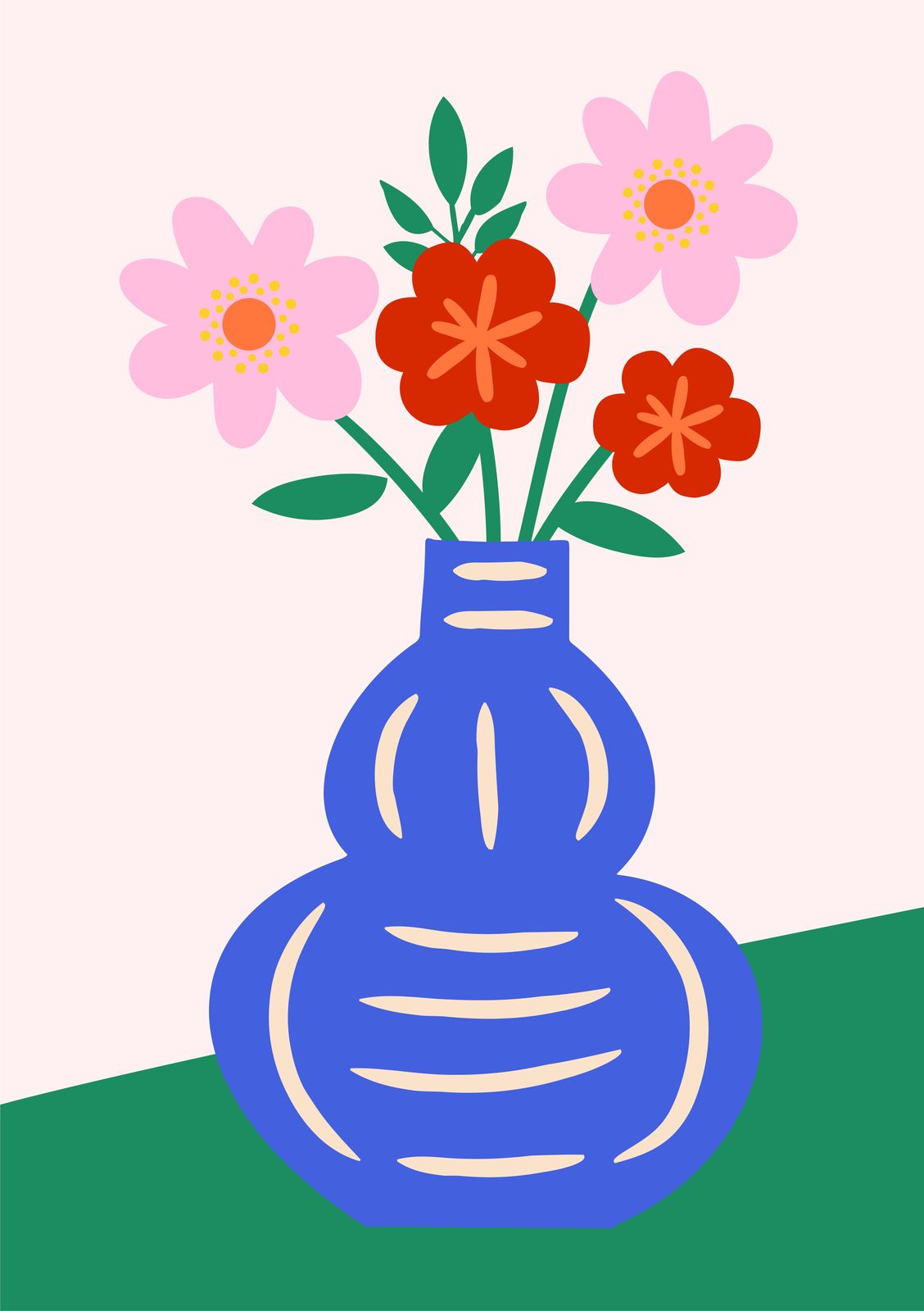 Poster - Blomvas
