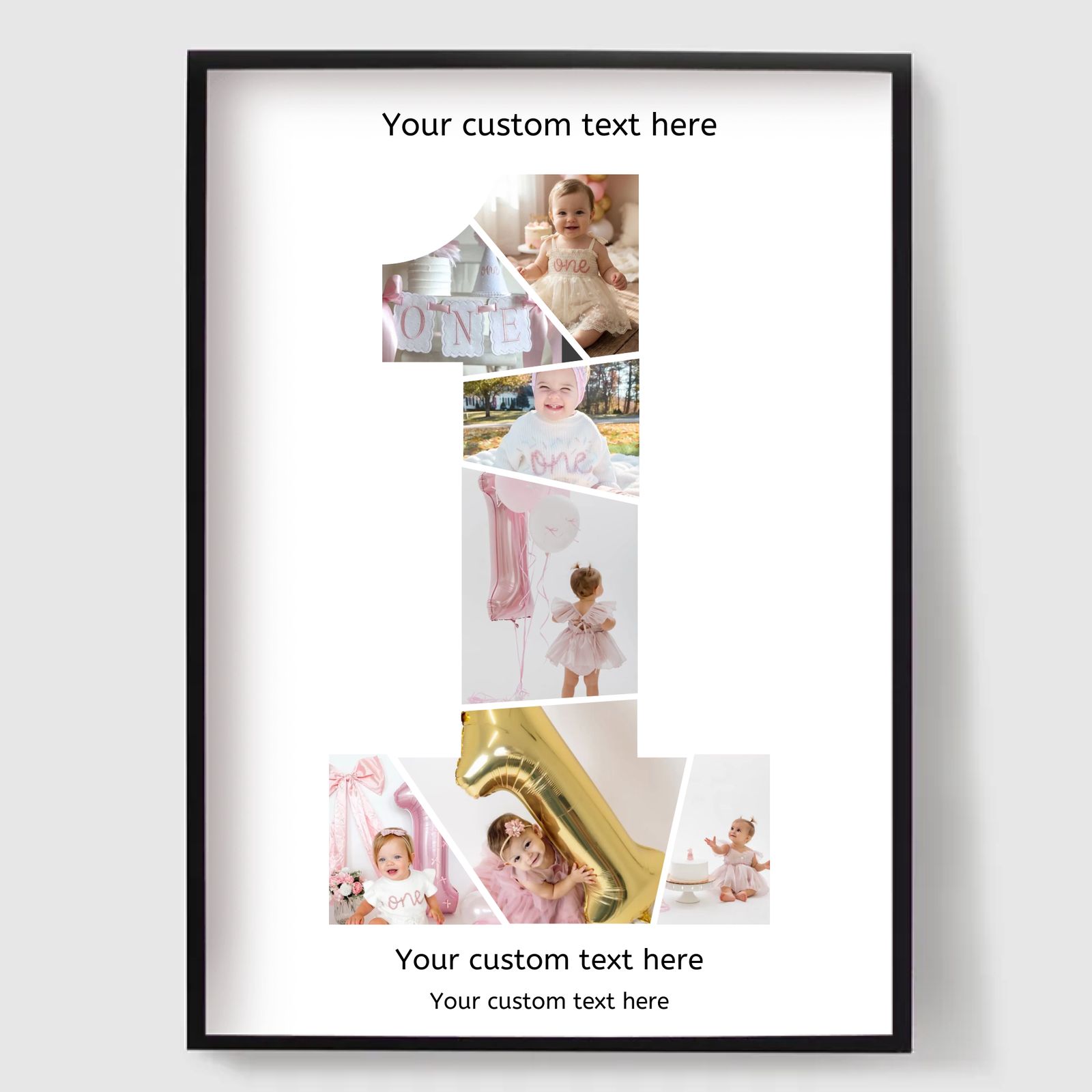 Personlig Poster - Kollage Nummer 1-99