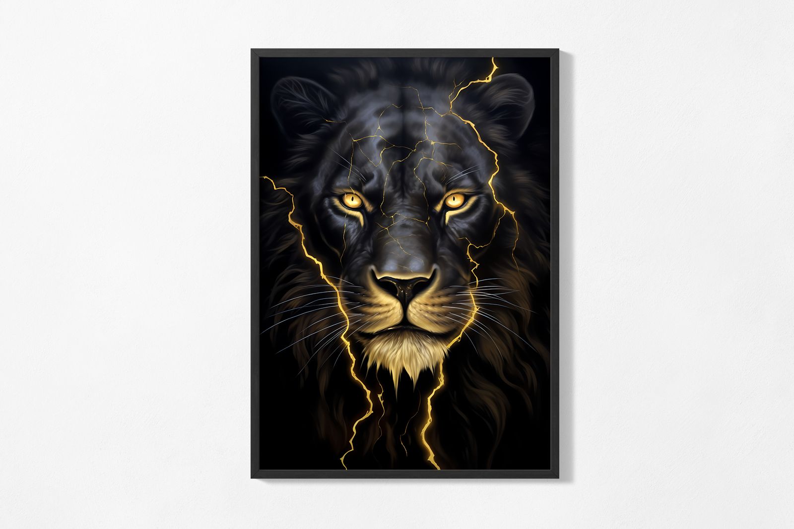 Poster - Majestätiskt Blixtlejon