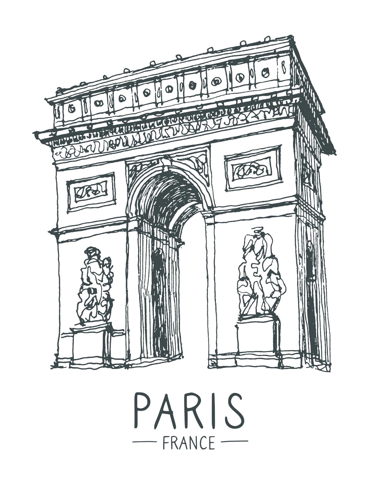 Paris Arch Väggposter