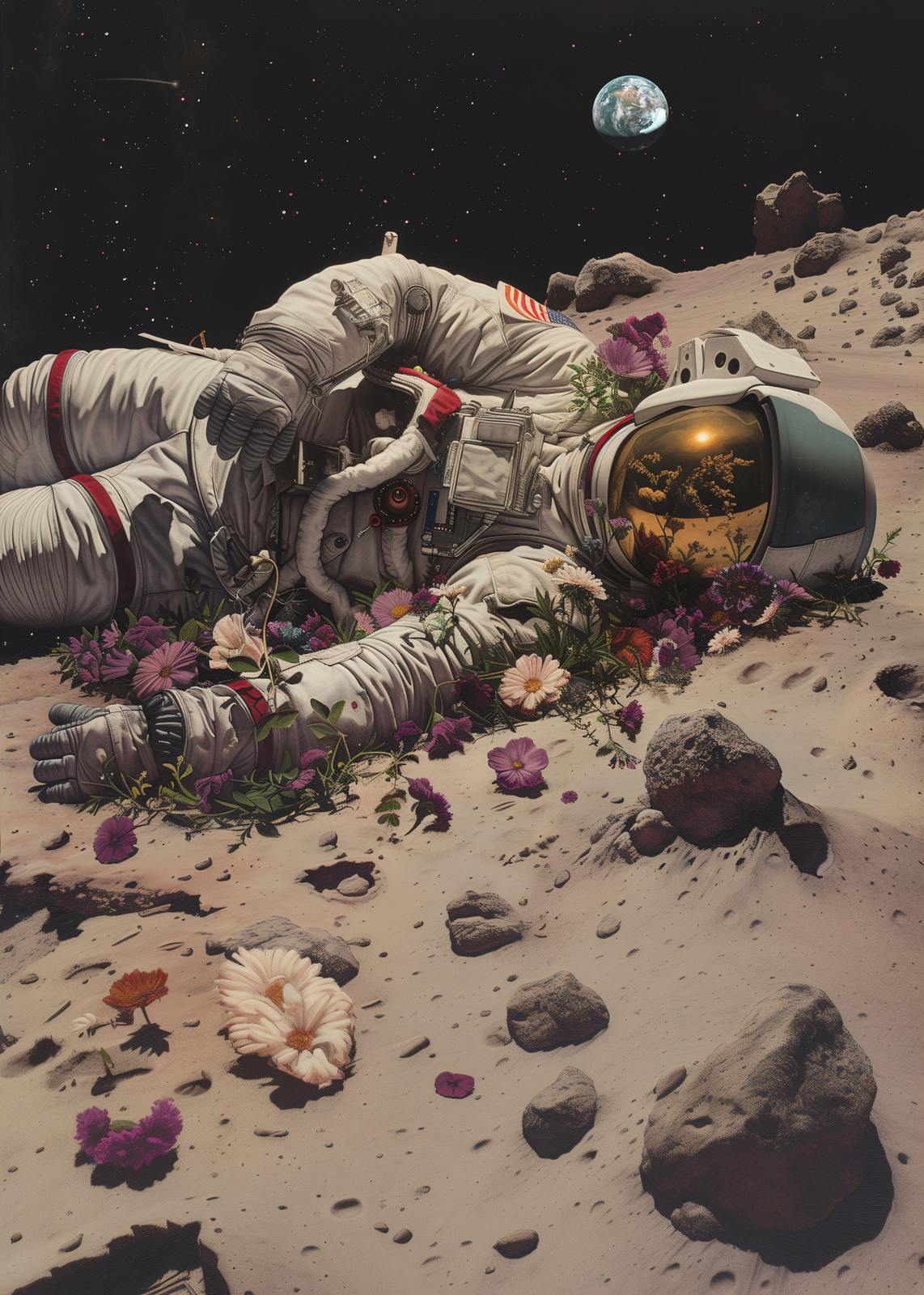 Poster - Astronaut Flora