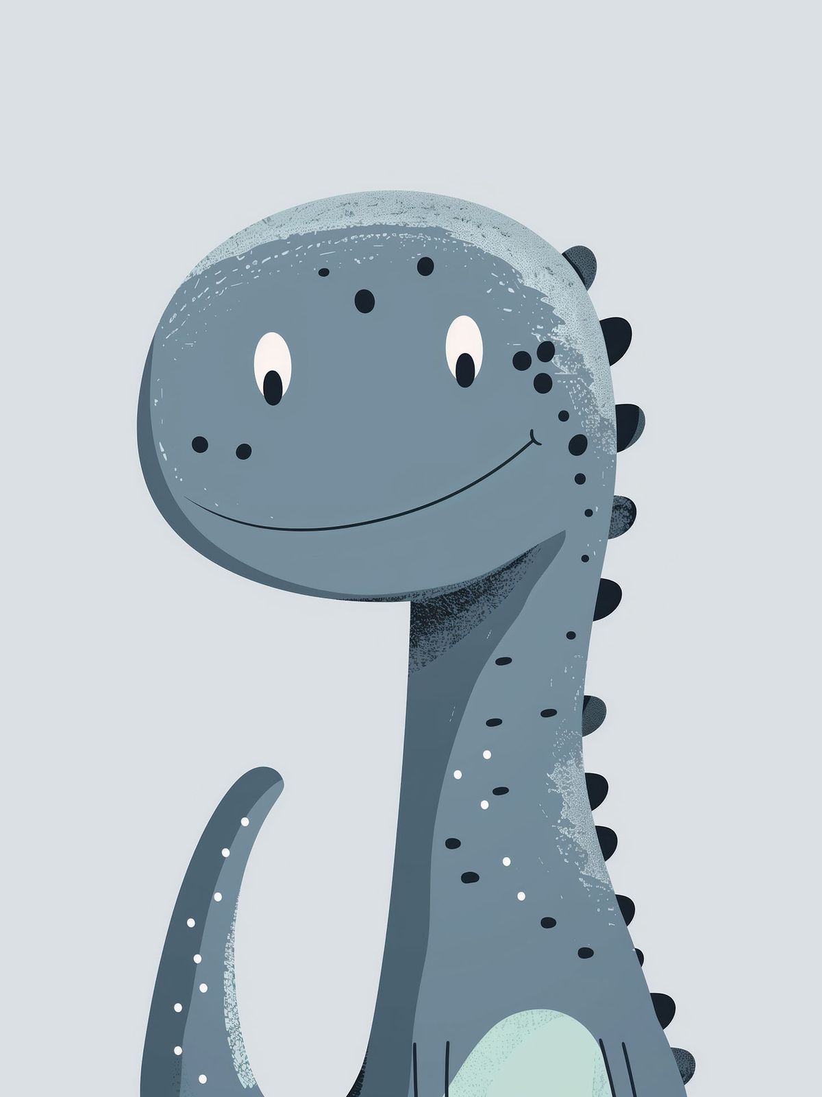 Affisch - Leende Dinosaur