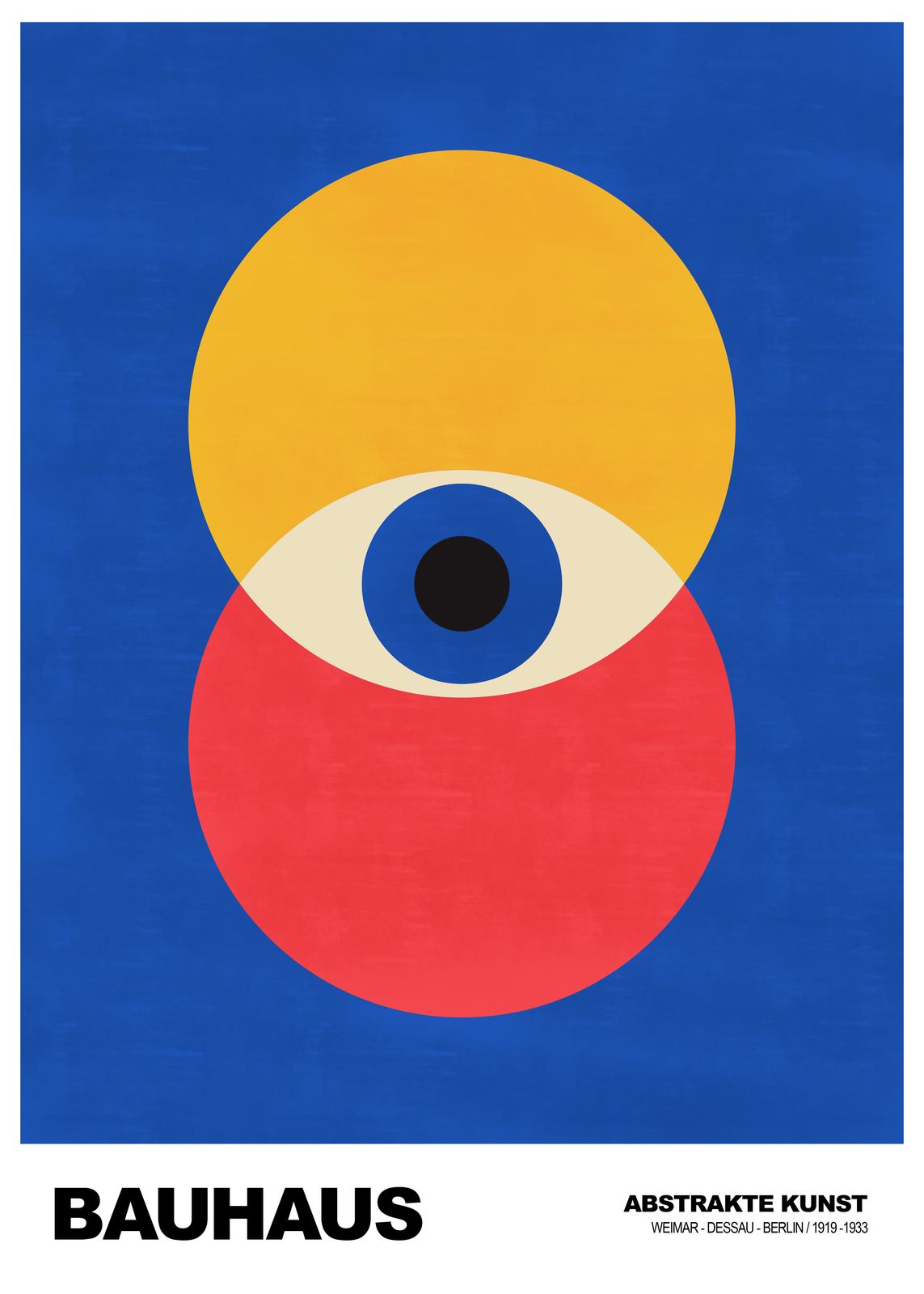 Poster - Bauhaus Abstrakt Konst