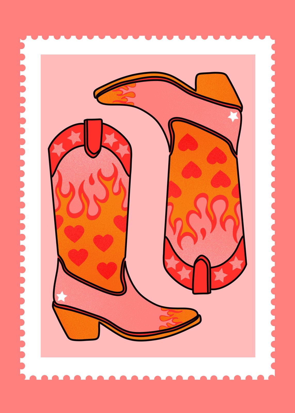 Poster - Cowboy Boots