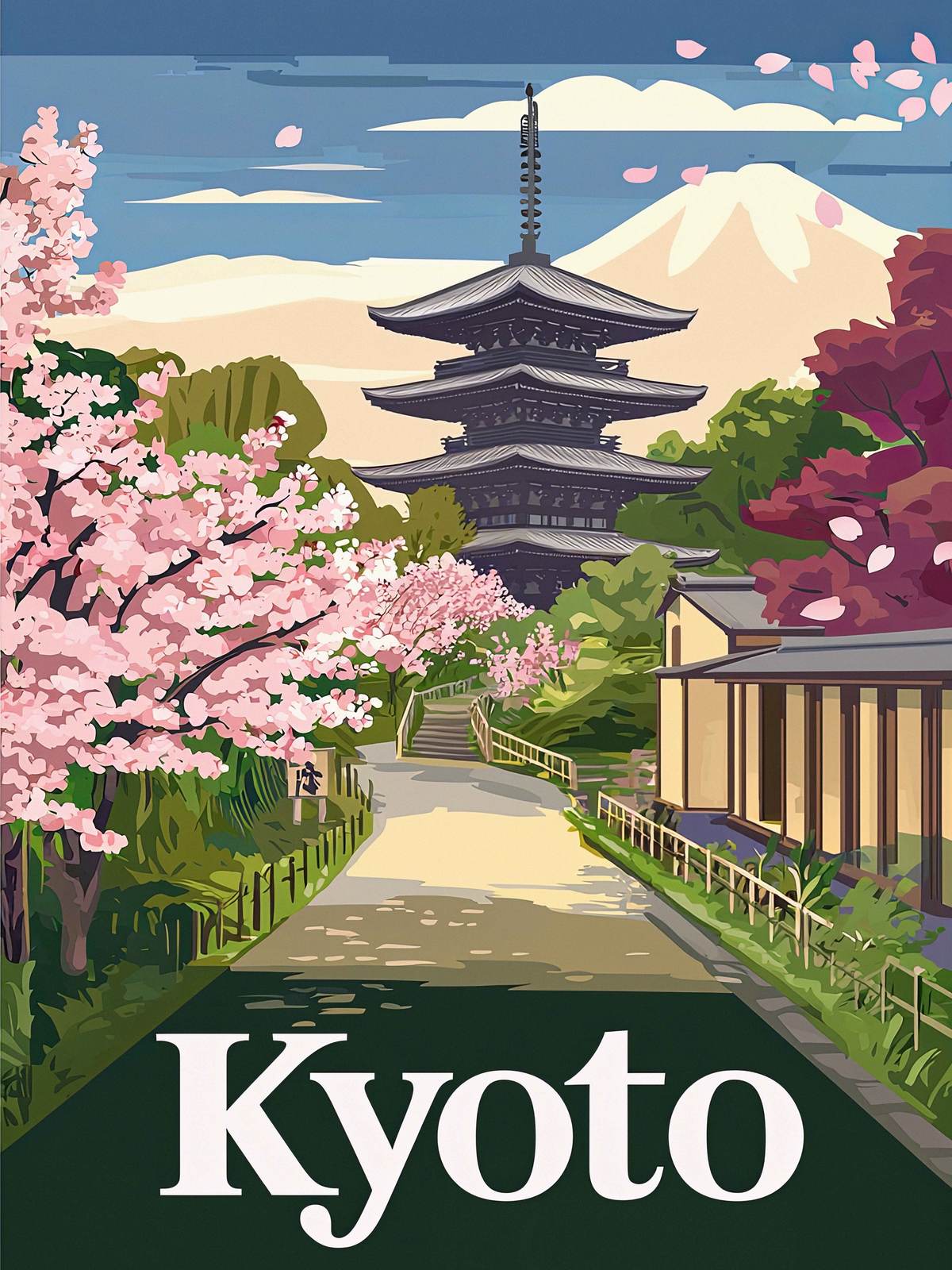 Poster - Kyoto Skönhet