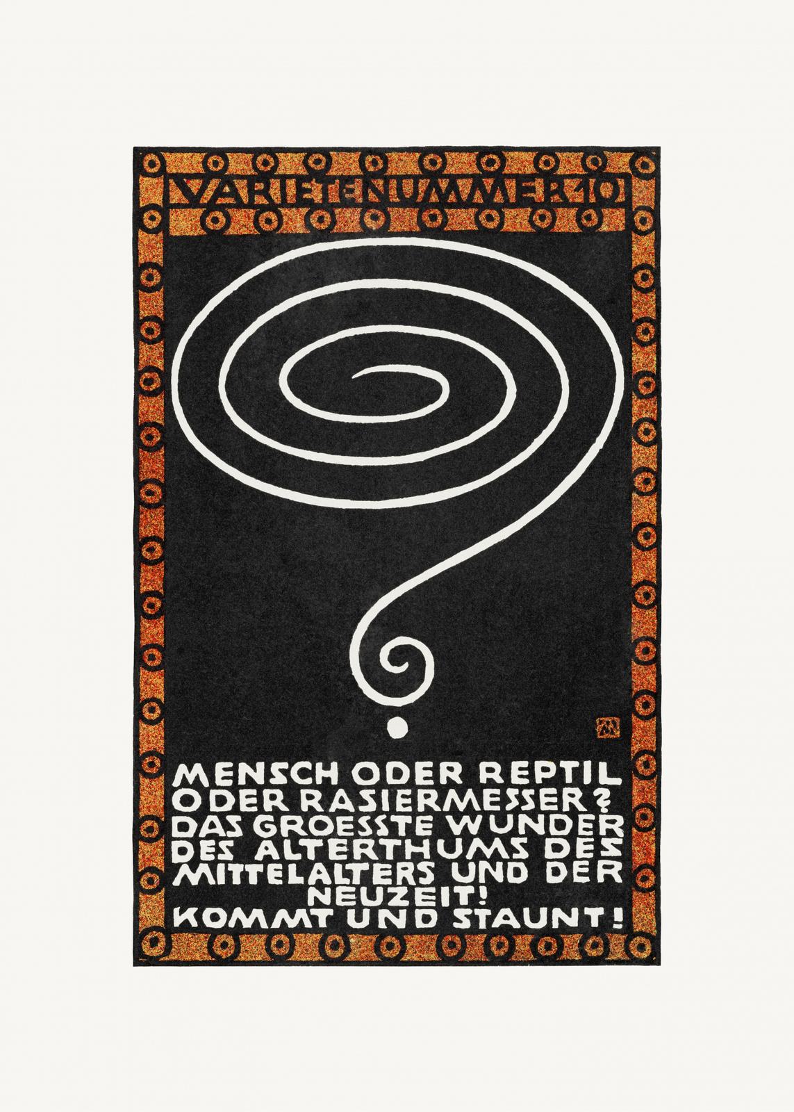Poster - Variété Nummer 101