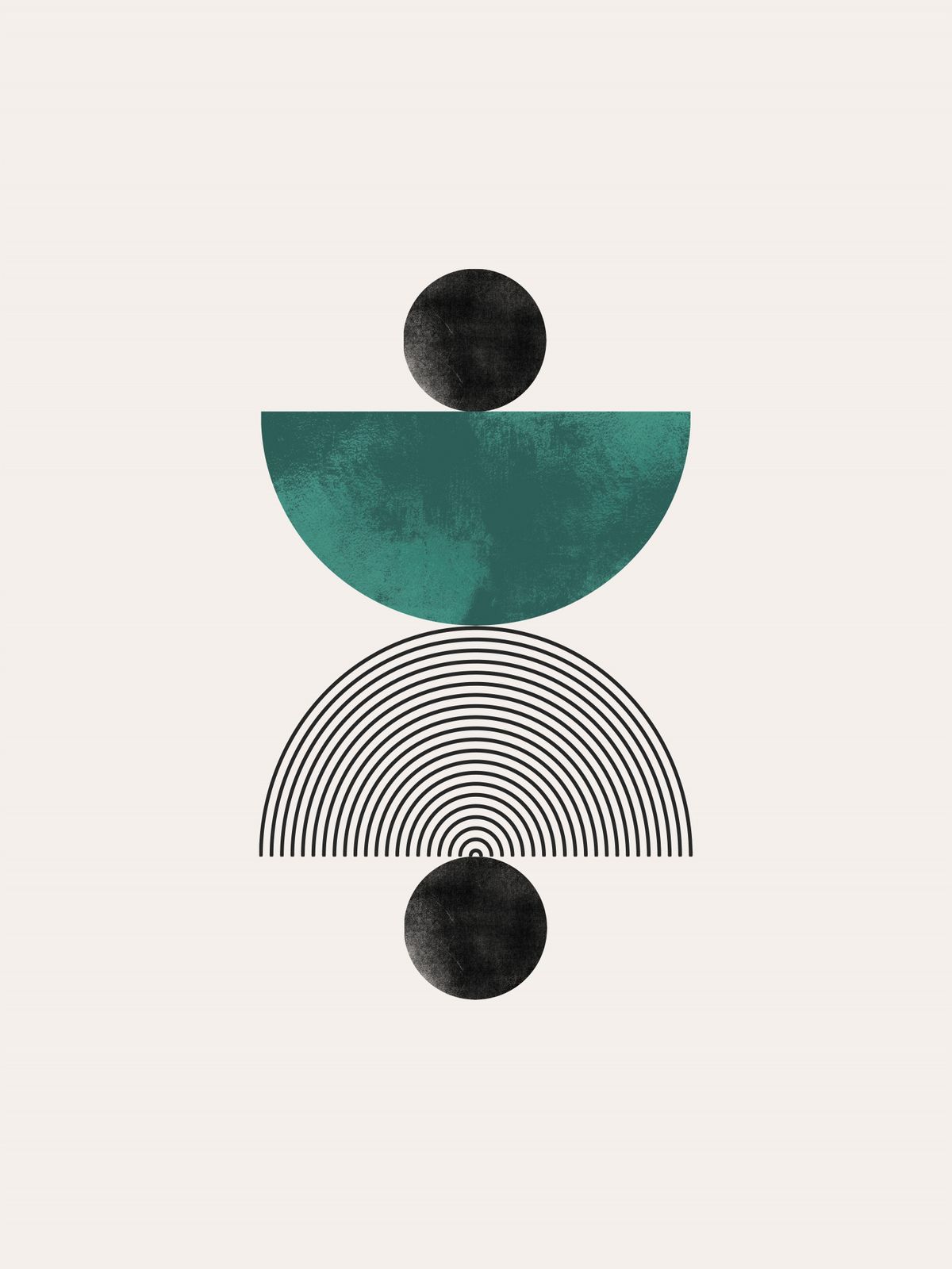 Poster - Geometrisk Harmoni