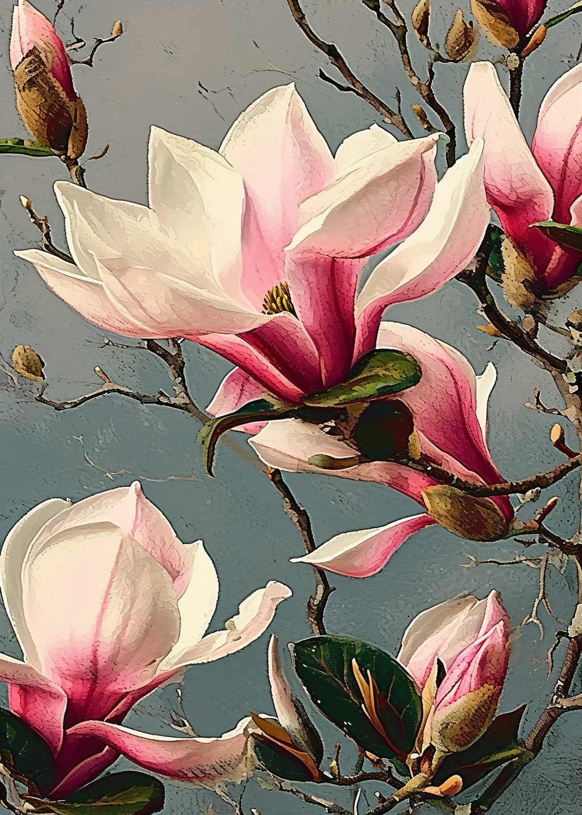 Poster - Rosa Magnolia