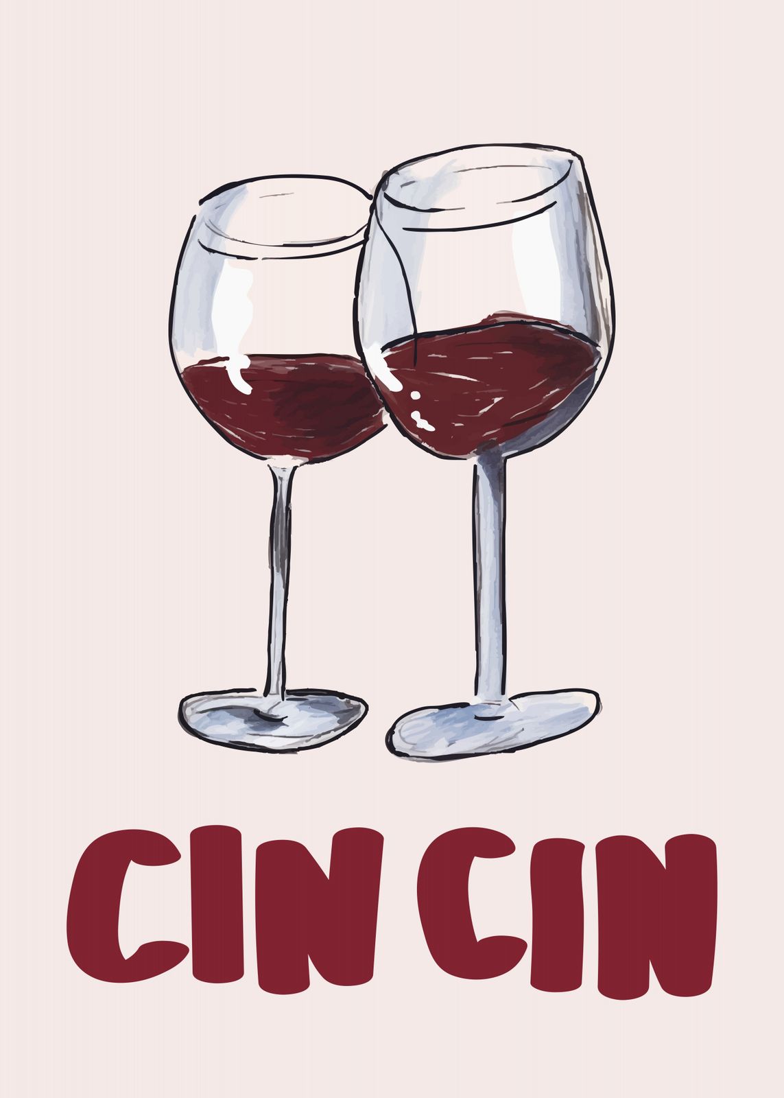Poster - Cin Cin Glas