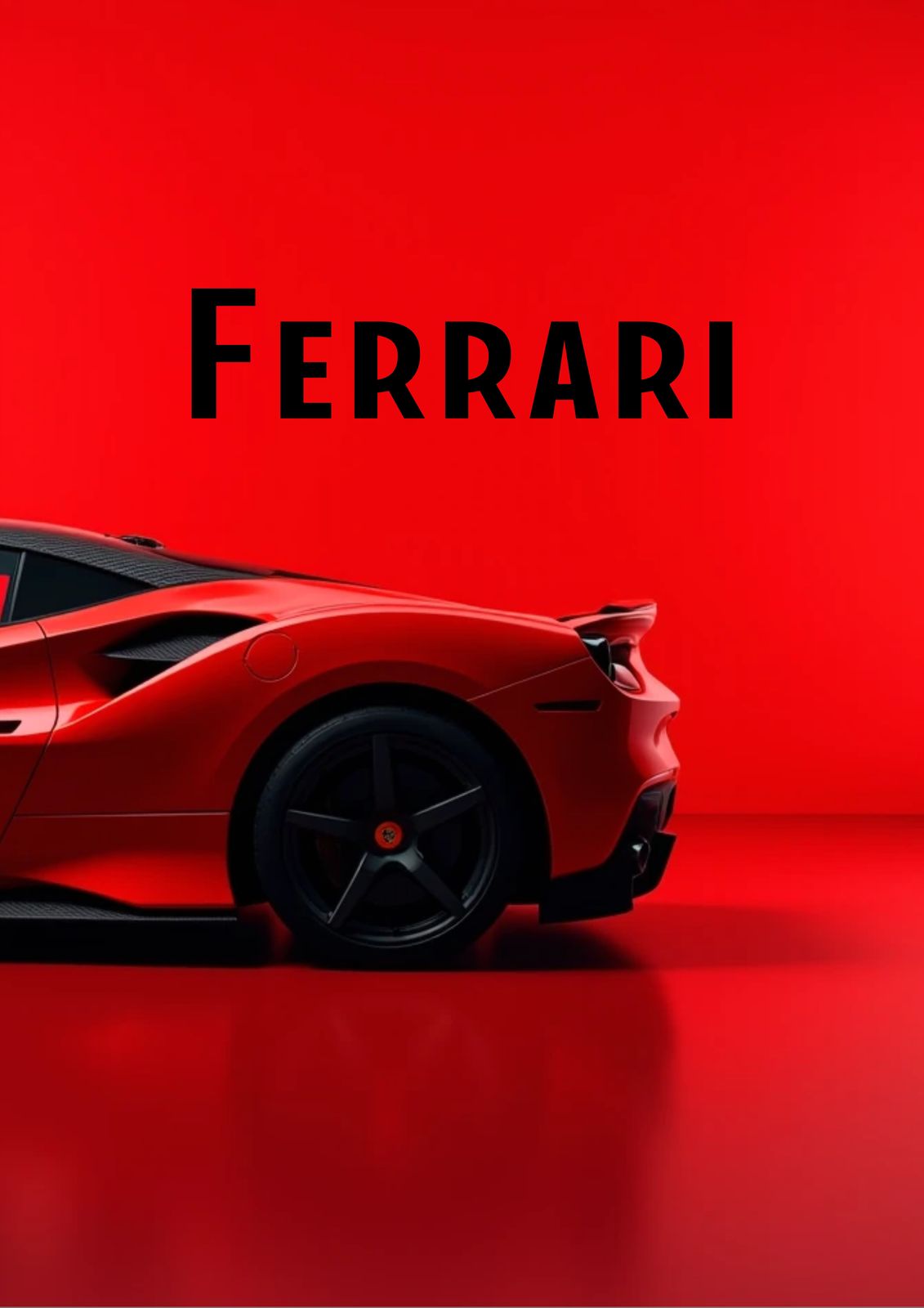 Poster - Ferrari Bil