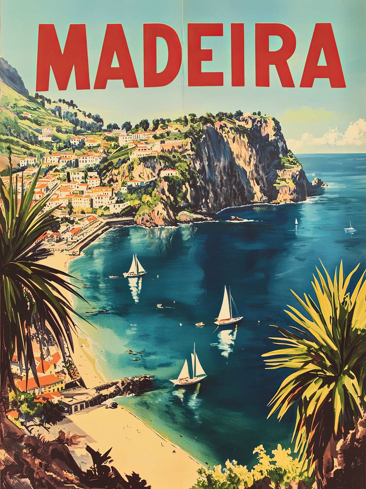 Affisch - Madeira Kustlinje
