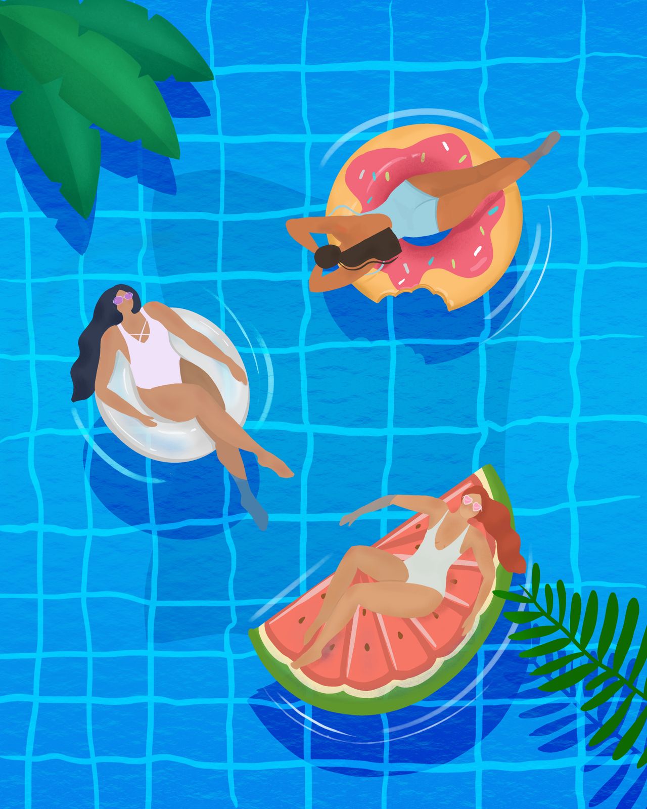 Poster - Sommar Poolfärja