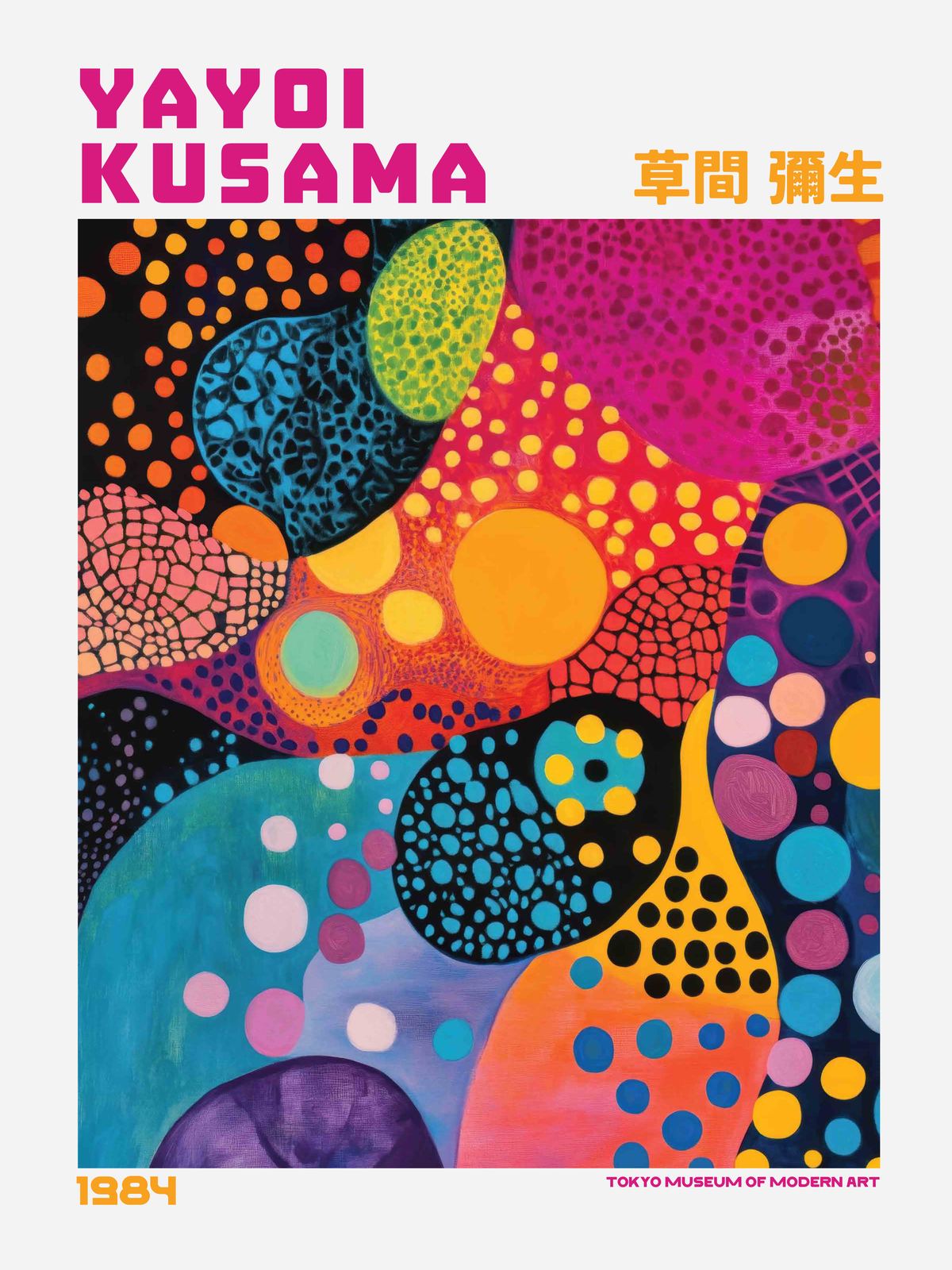 Poster - Yayoi Kusama Konst