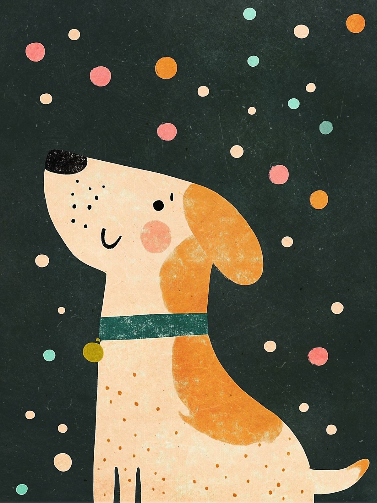 Poster - Lekfull Hund