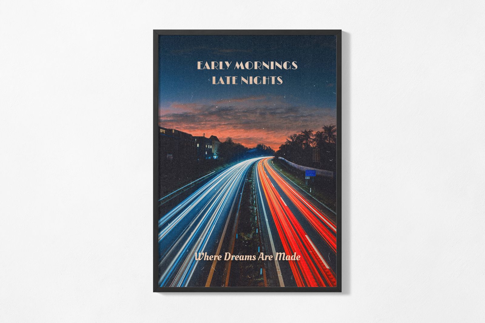 Poster - Tidiga morgnar sena nätter