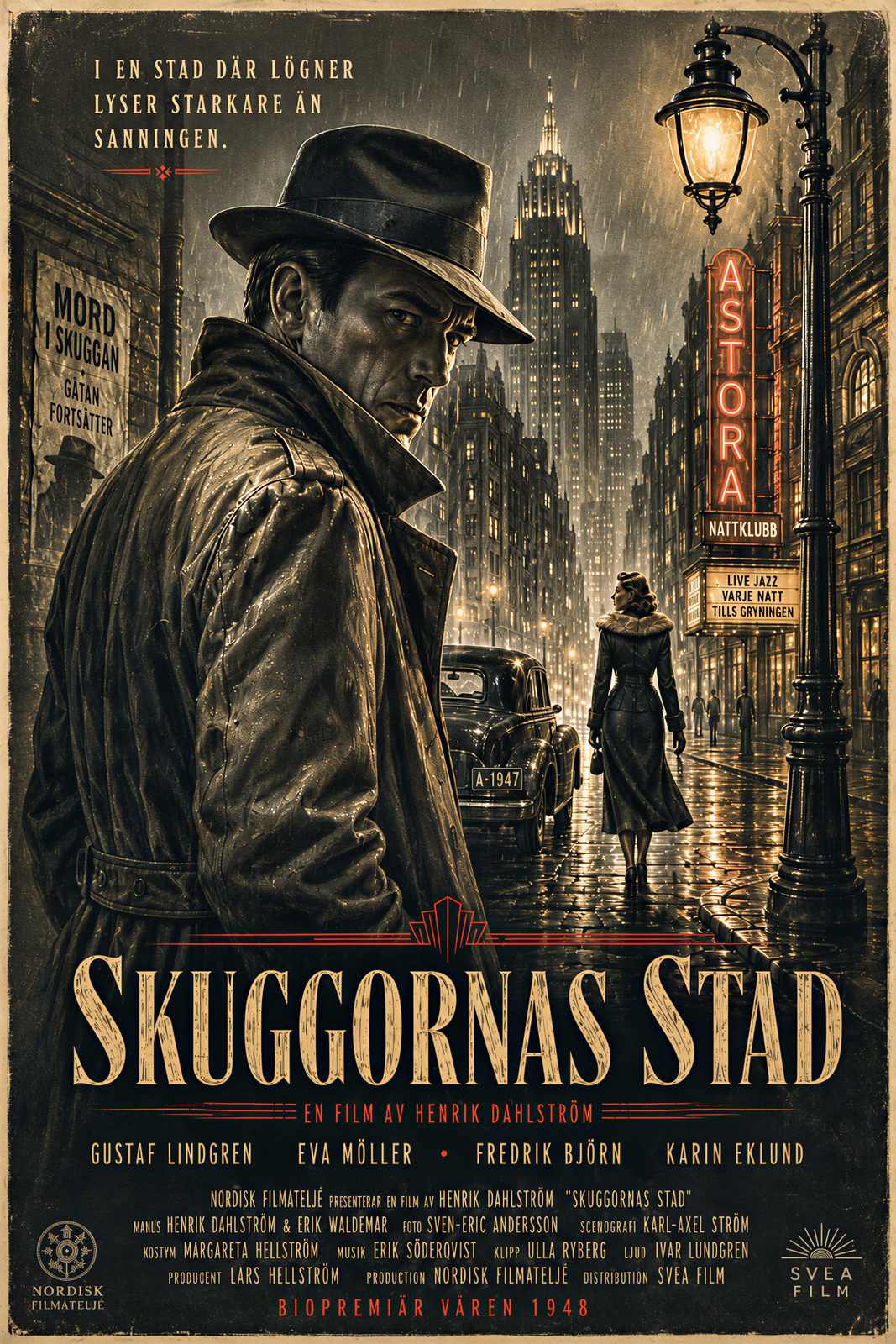 Poster - Skuggornas Stad