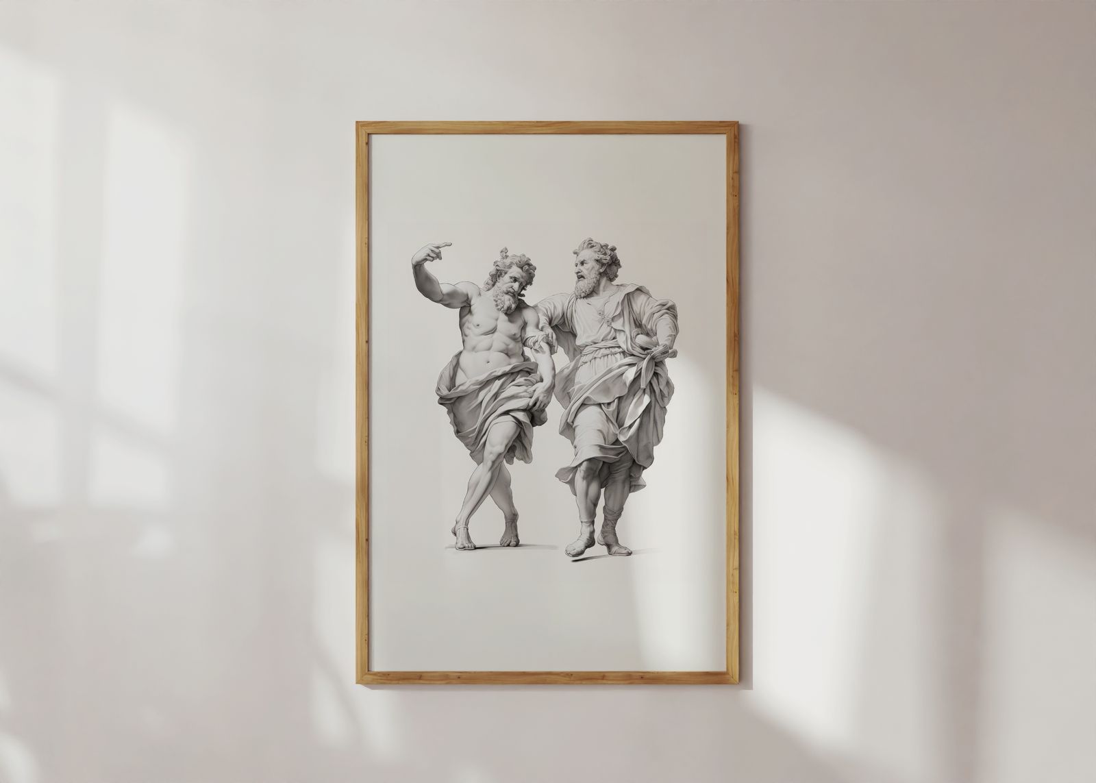 Poster - Dansande grekiska gudar