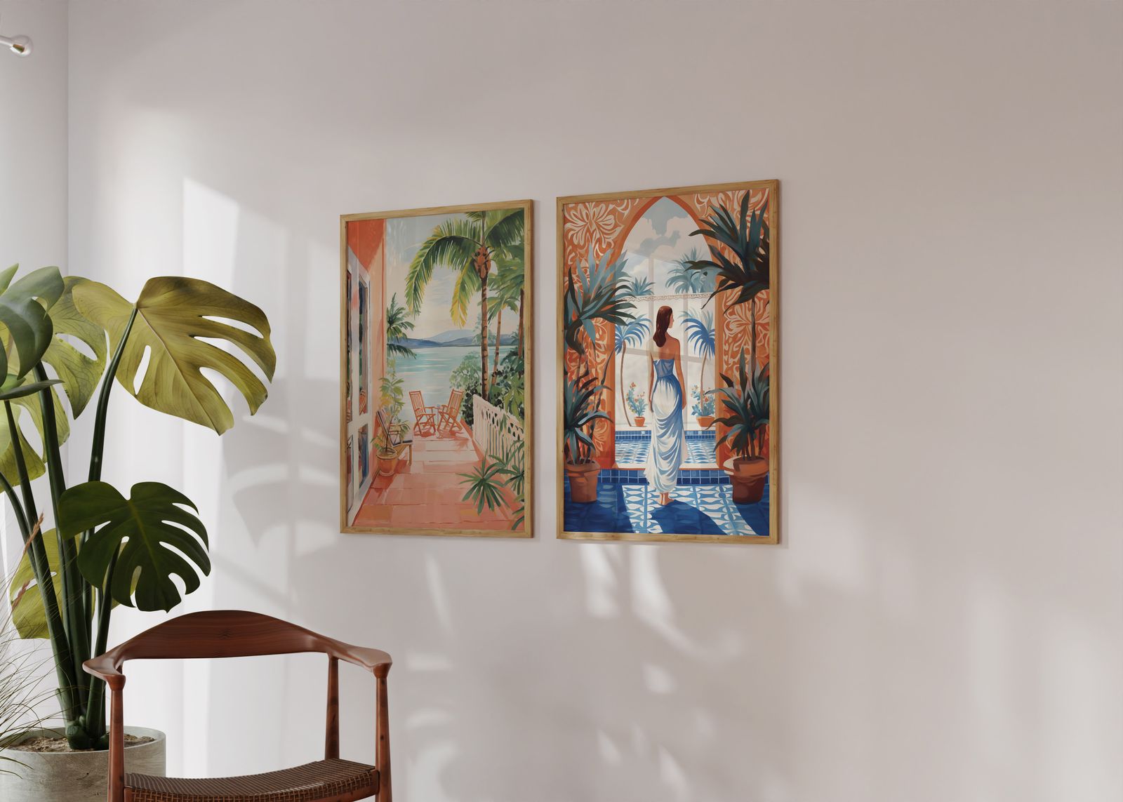 Poster - Tropisk Escape Set om 2