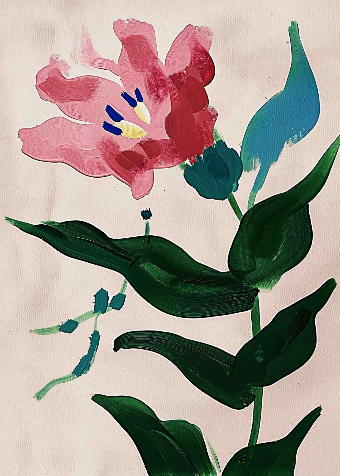 Poster - Blomsterkonst