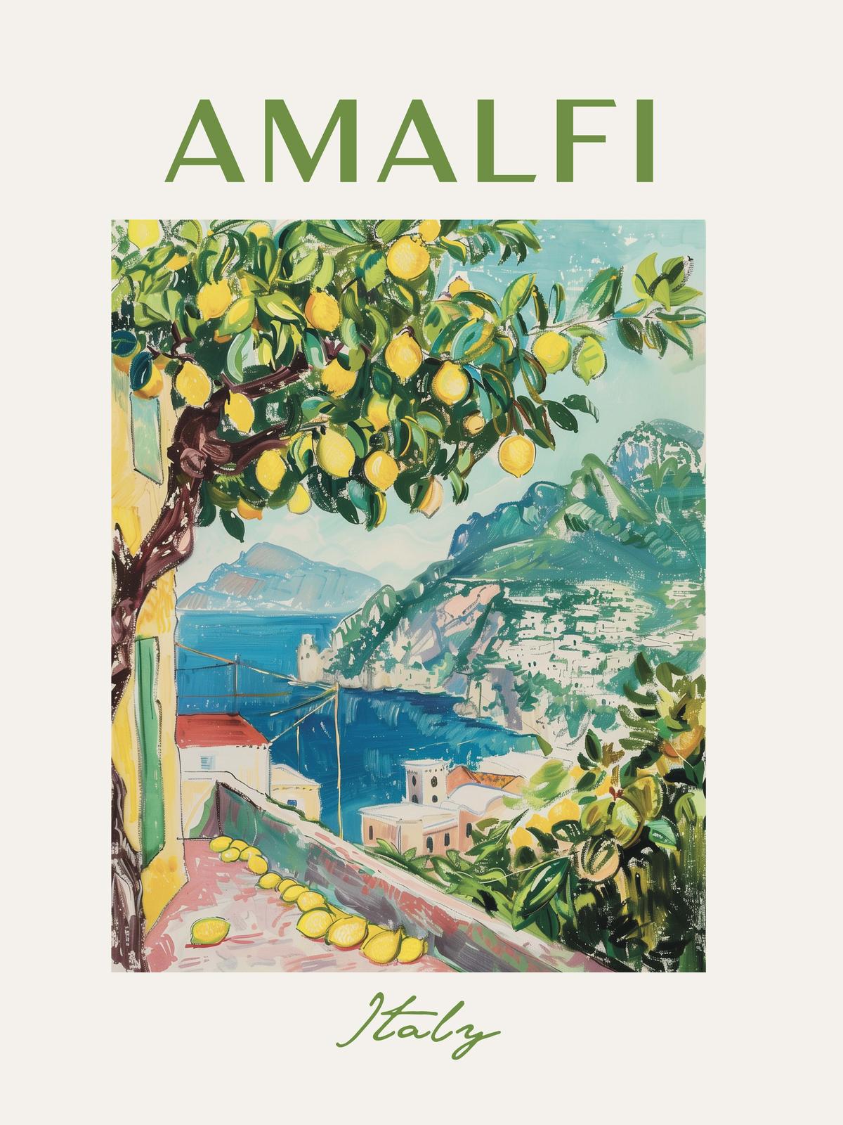 Poster - Amalfi Citrons Vy