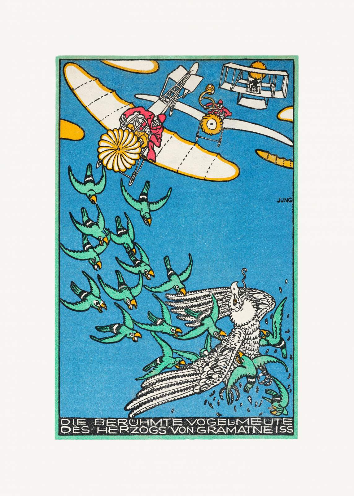 Poster - Die Berühmte Vogelmeute des Herzogs von Gramatneusiedl
