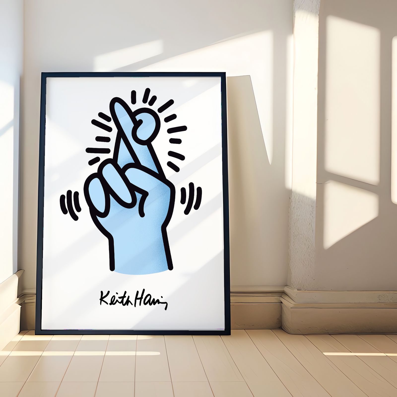 Poster - Keith Haring stilillustration