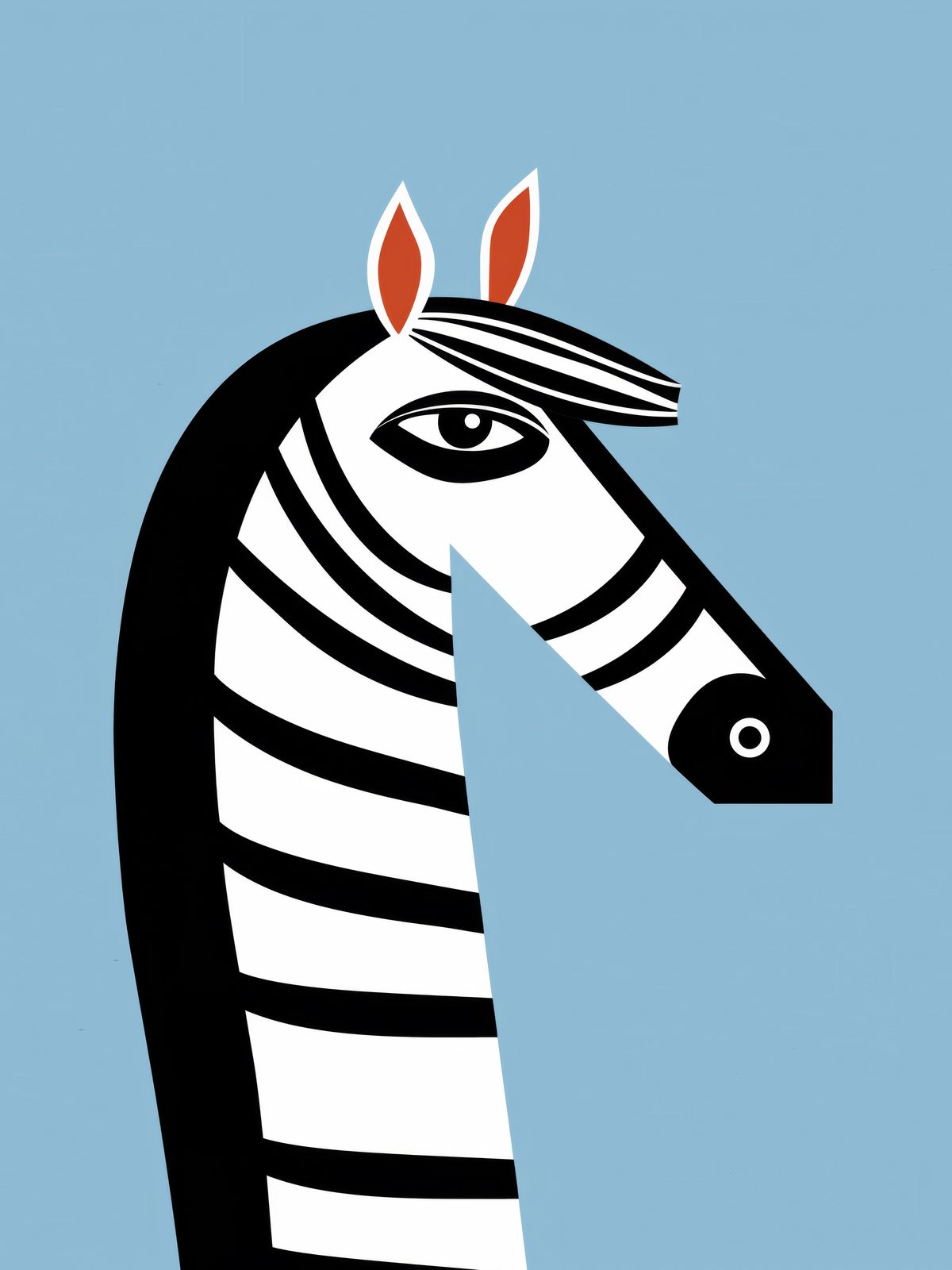 Poster - Zebraillustration