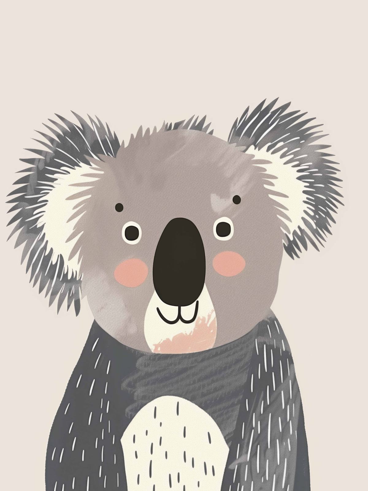 Poster - Söt Koala Design