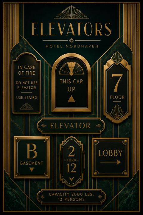 Poster - Hotel Nordhaven Hiss