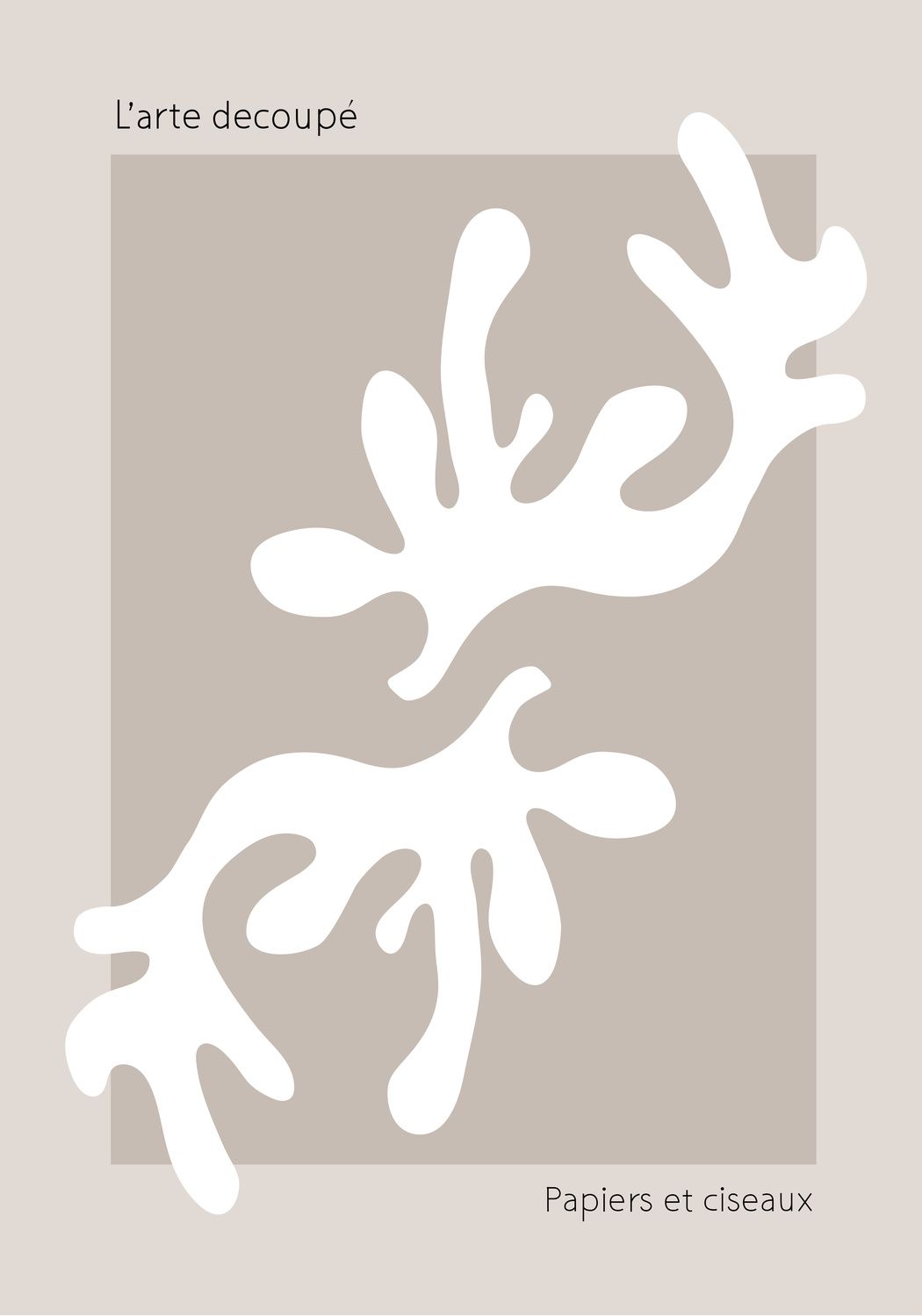 Poster - L'arte Decoupé