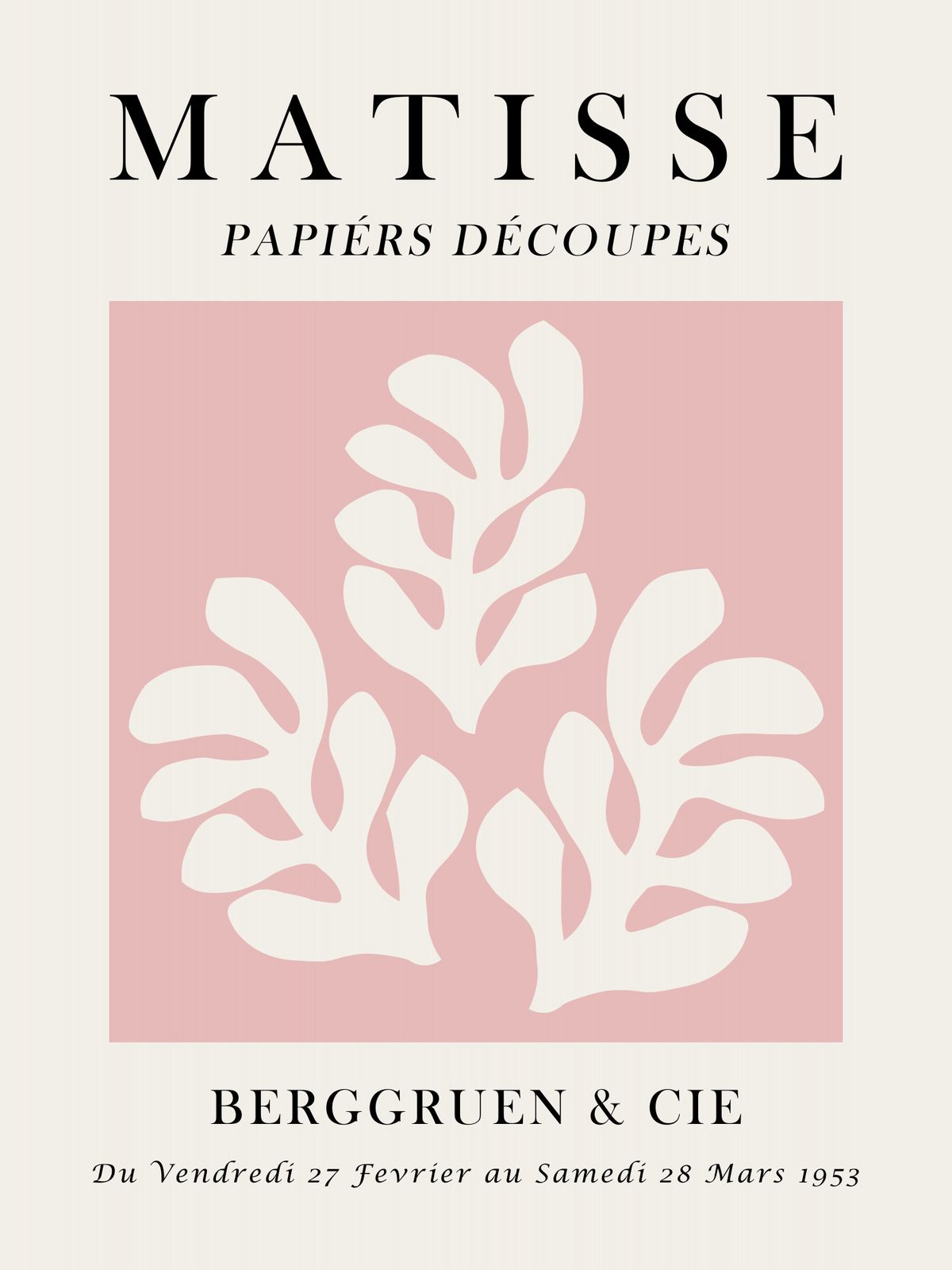Affisch - Matisse Papiers Découpés