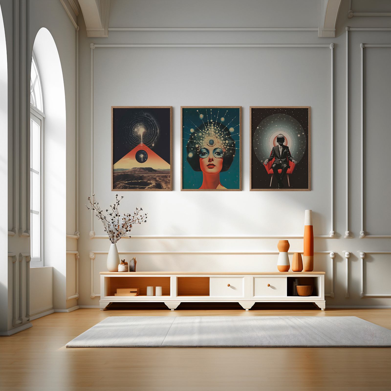 Poster - Kosmisk Vision / Set av 3