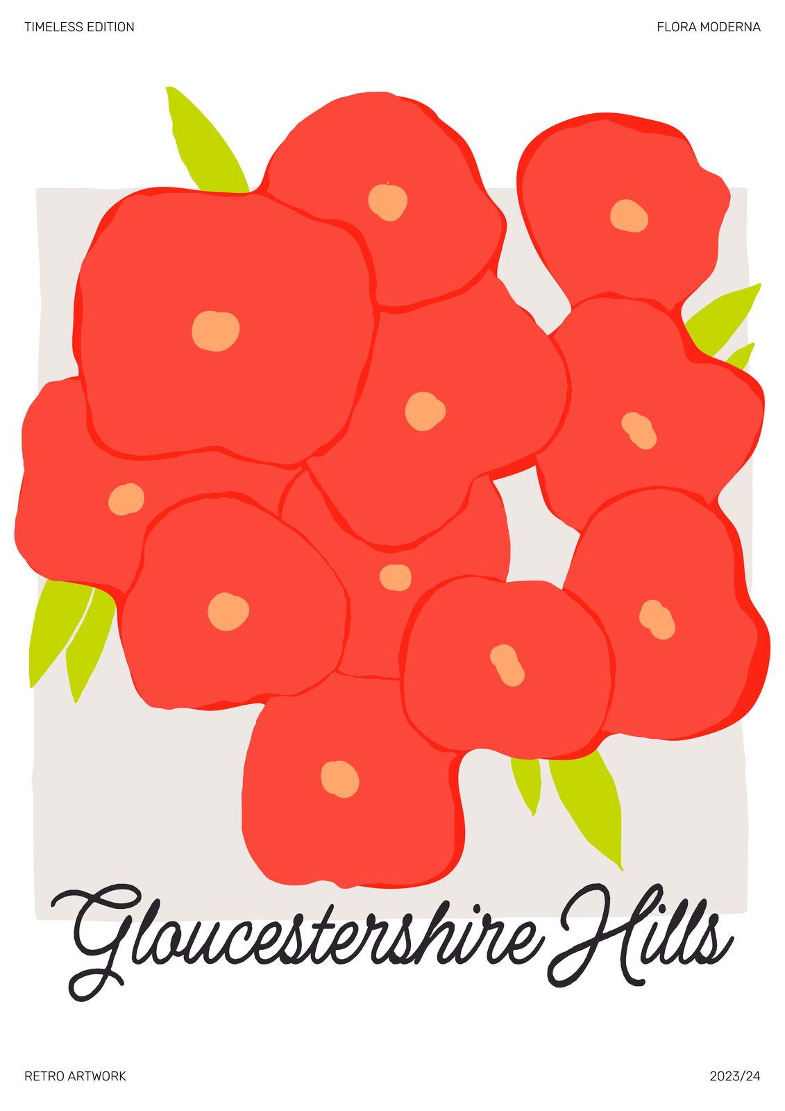 Poster - Gloucestershire Hills
