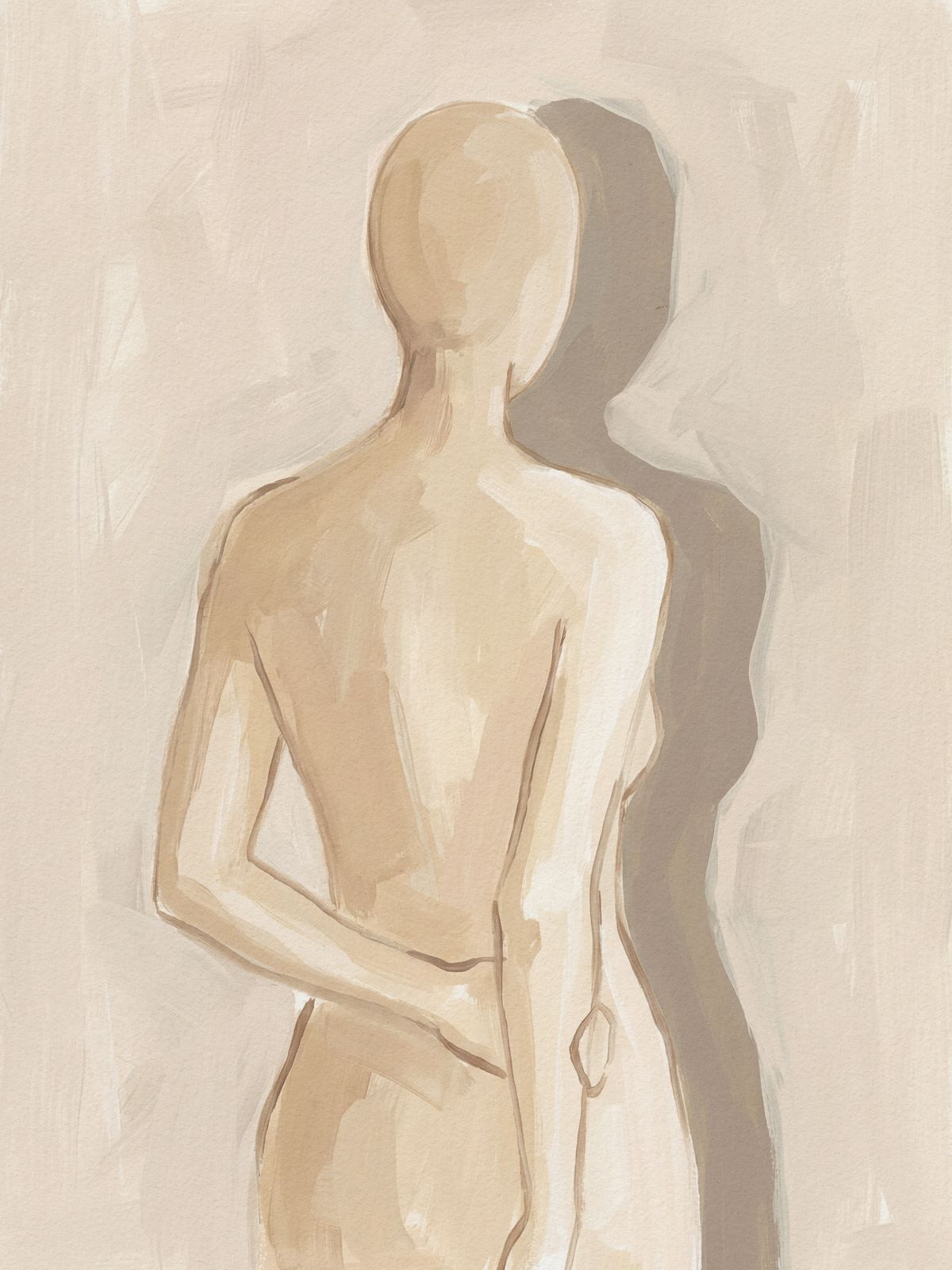 Affisch - Abstrakt Figur