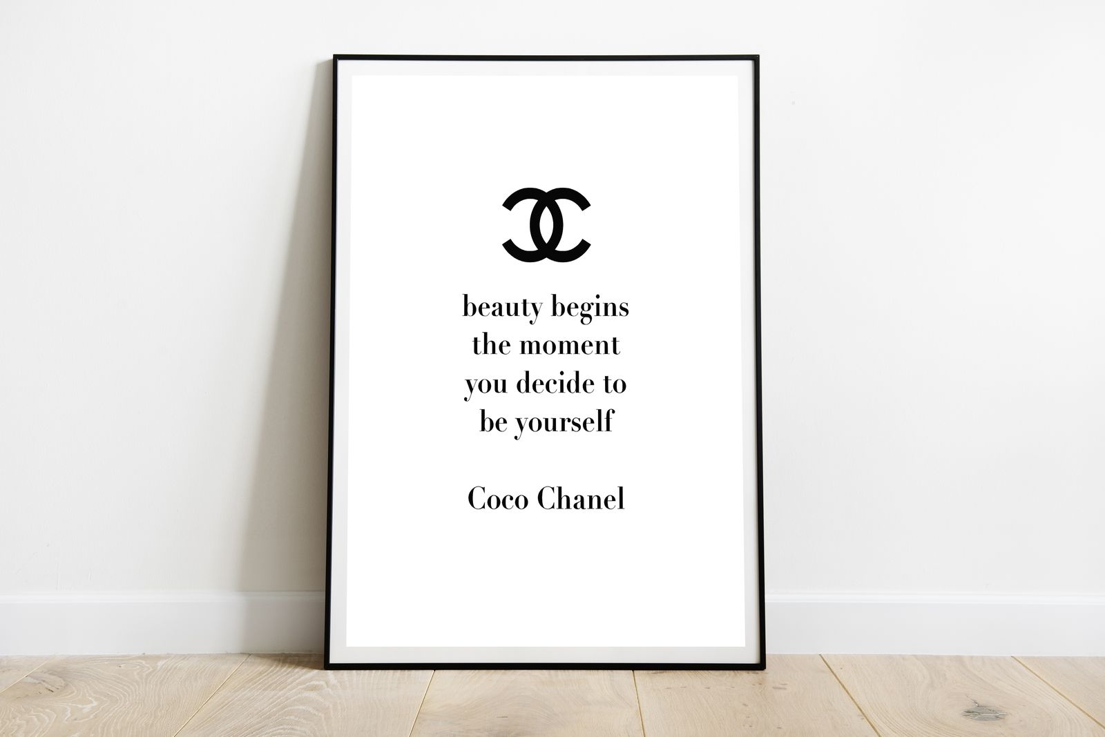 Poster - Coco Chanel Citat