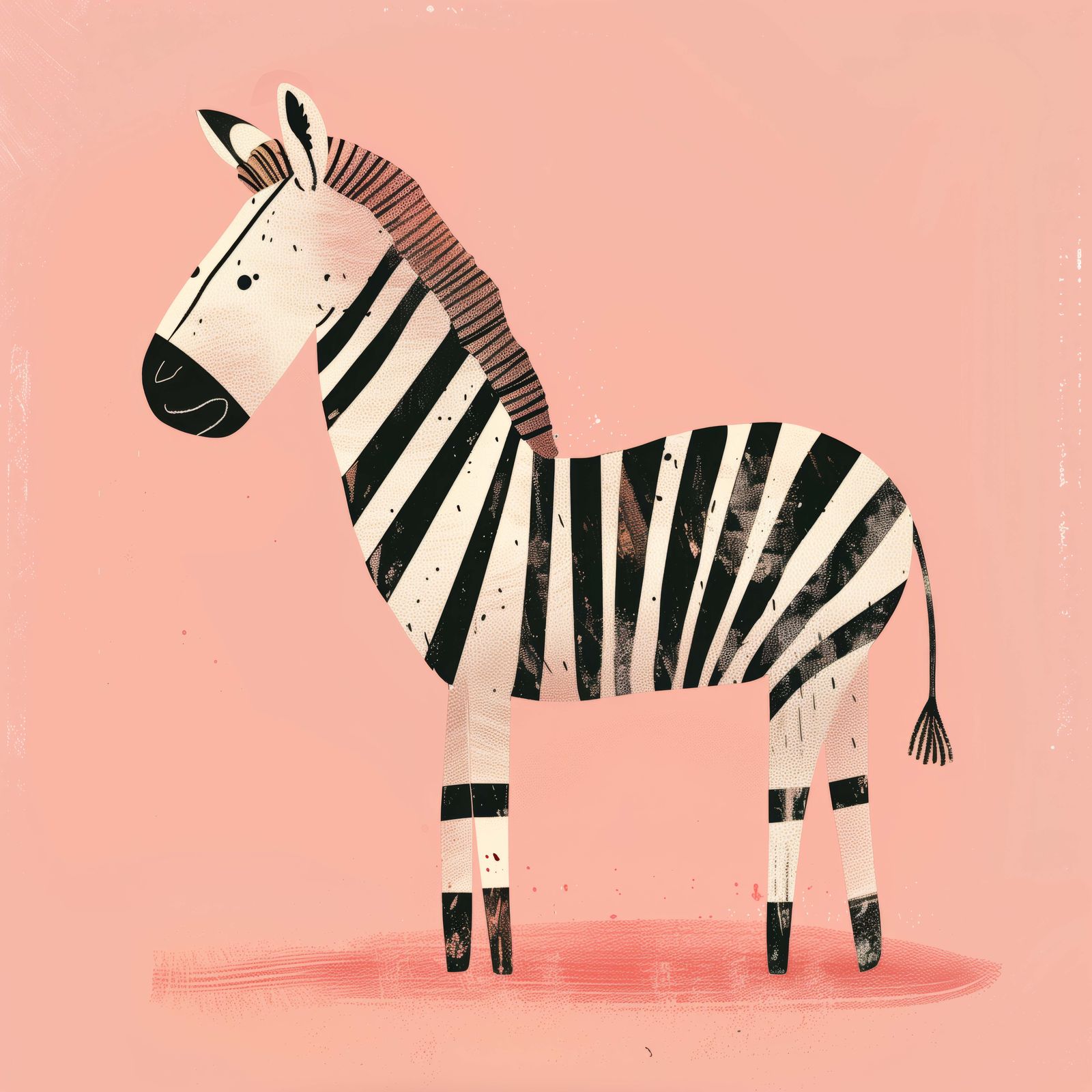 Poster - Zebraillustration