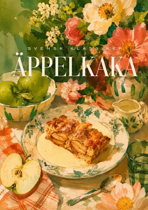 Poster - Svensk Äppelkaka
