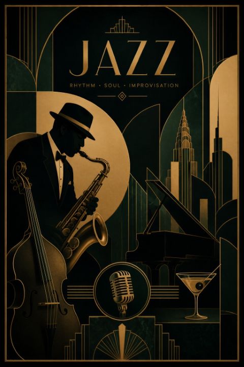 Affisch - Jazzrytm