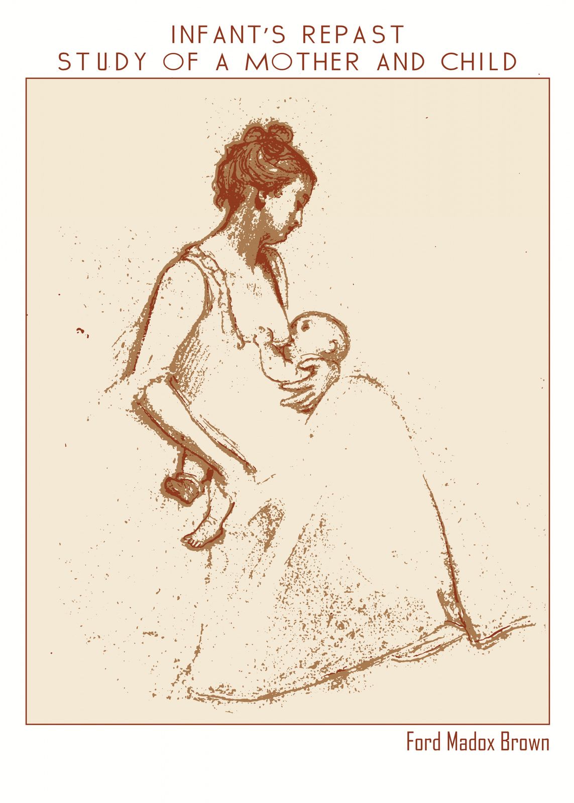 Poster - Infant's Repast av Ford Madox Brown