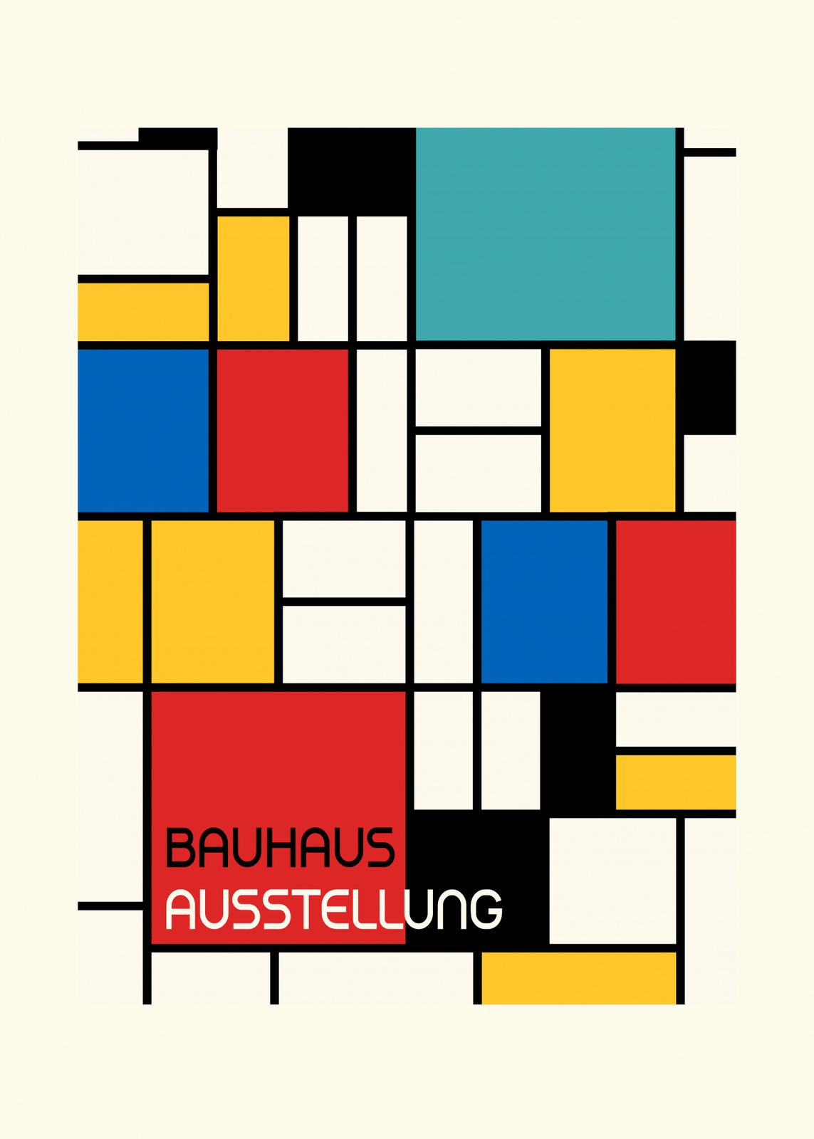 Poster - Bauhausutställning