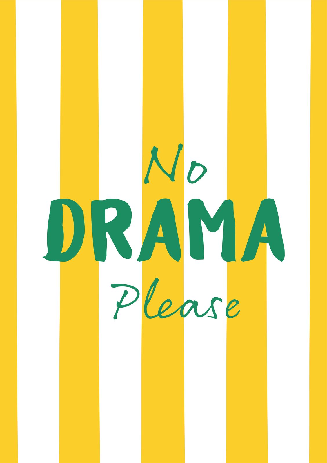 Poster - Ingen Drama Tack