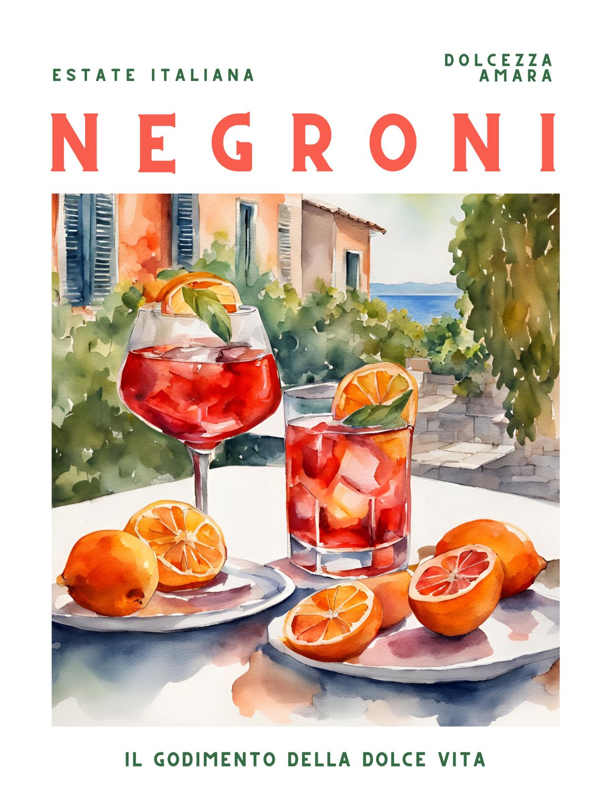 Poster - Negroni Njutning