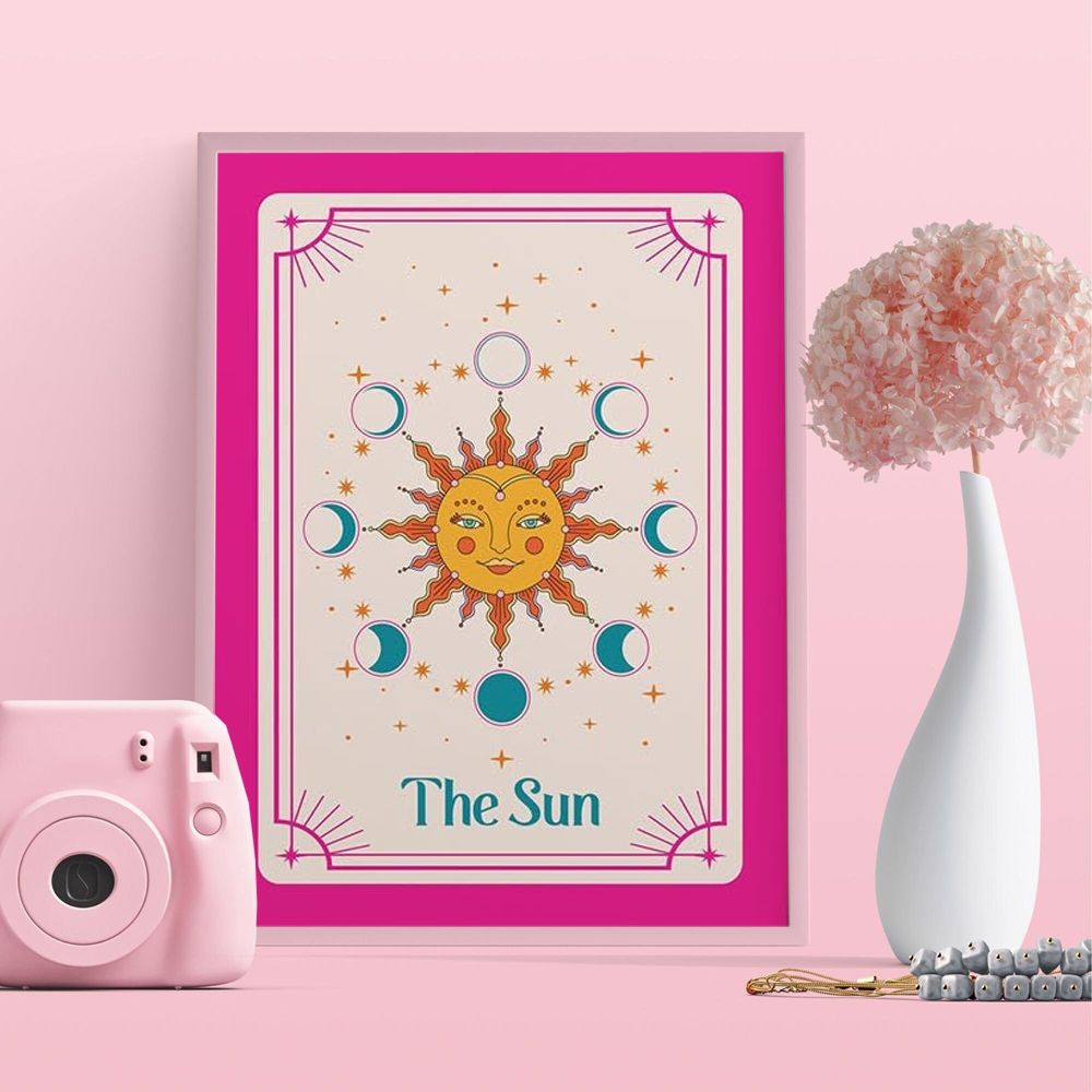 Solens tarotkortposter