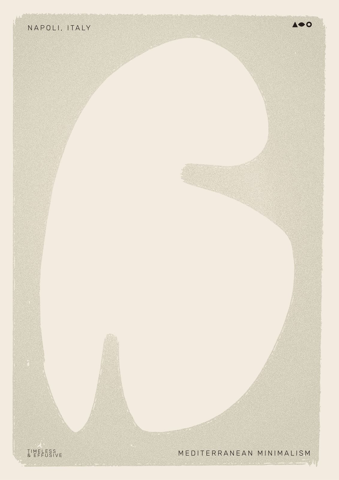Poster - Medelhavsminimalism