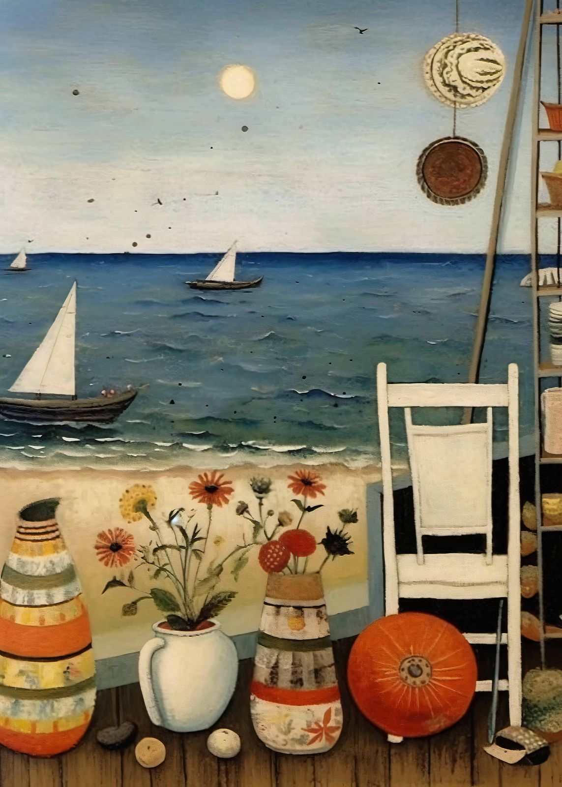 Affisch - Kustkonst Seascape