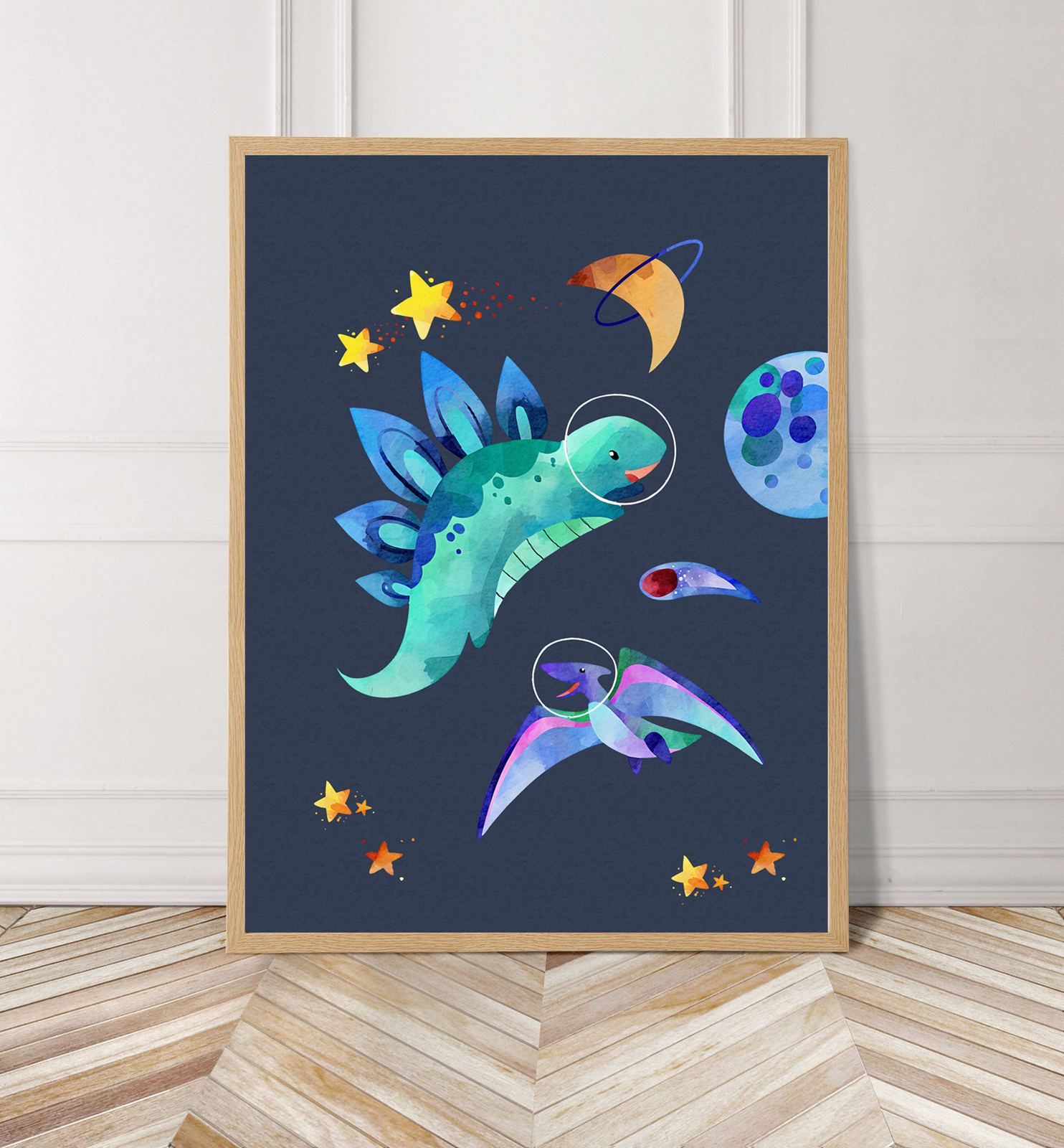 Dinosaurie Rymdäventyr Poster