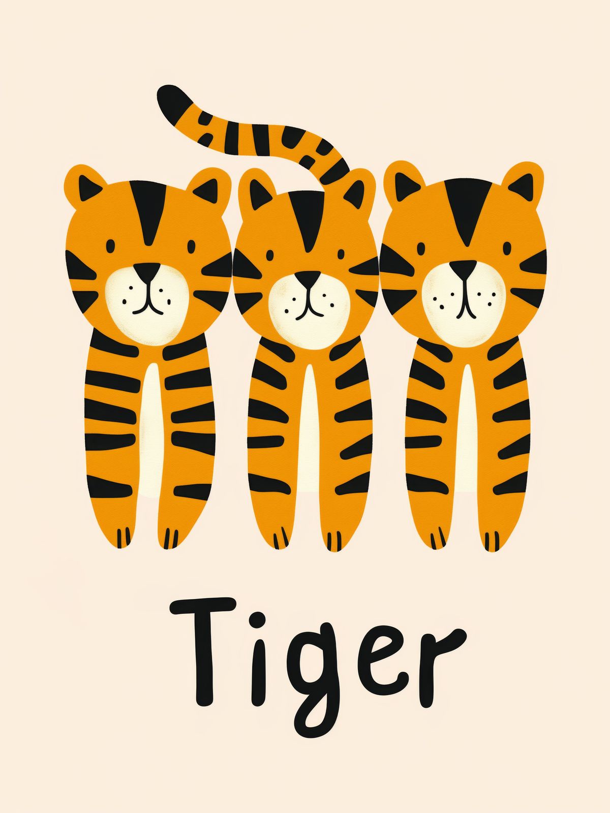 Poster - Tre Tigrar
