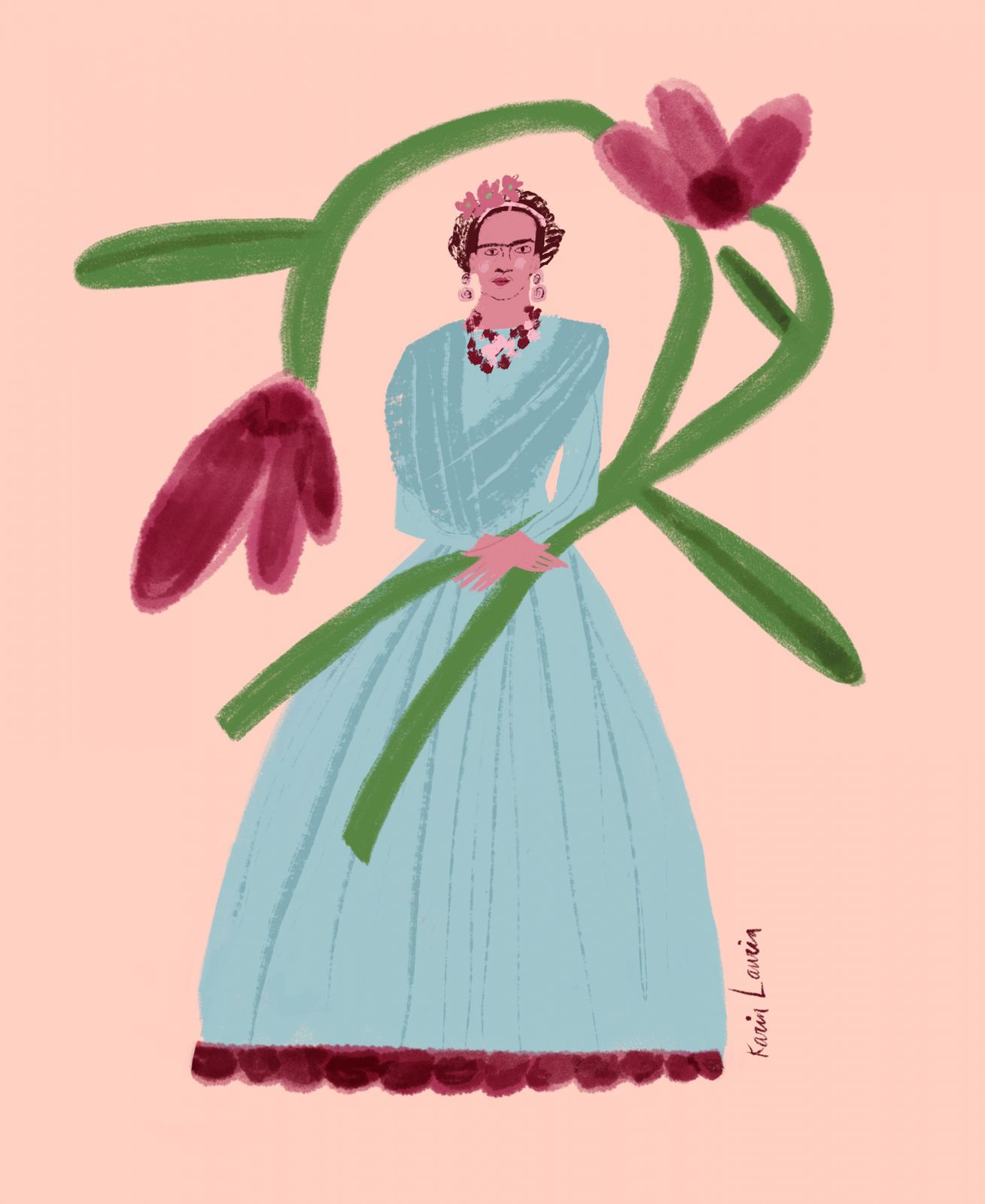 Affisch - Frida Kahlo-konst